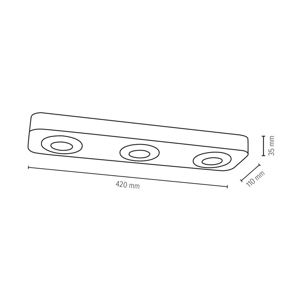 SPOT Naturprodukt fest Eichenholz Light integriert, aus LED-Leuchtmittel, Deckenleuchte Warmweiß, SUNNIVA, massiv, Inklusive LED