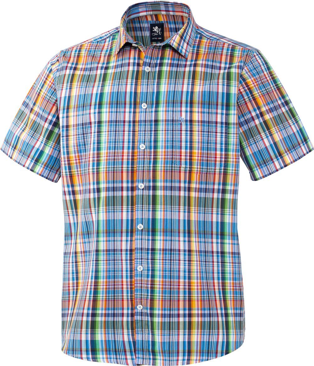 Otto Kern Kurzarmhemd ausgezeichnete Passform, vielseitig kombinierbar