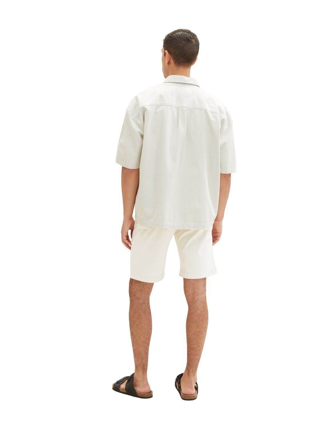 Stretch Creme mit TOM SLIM CHINO Shorts TAILOR 13808 SOFT