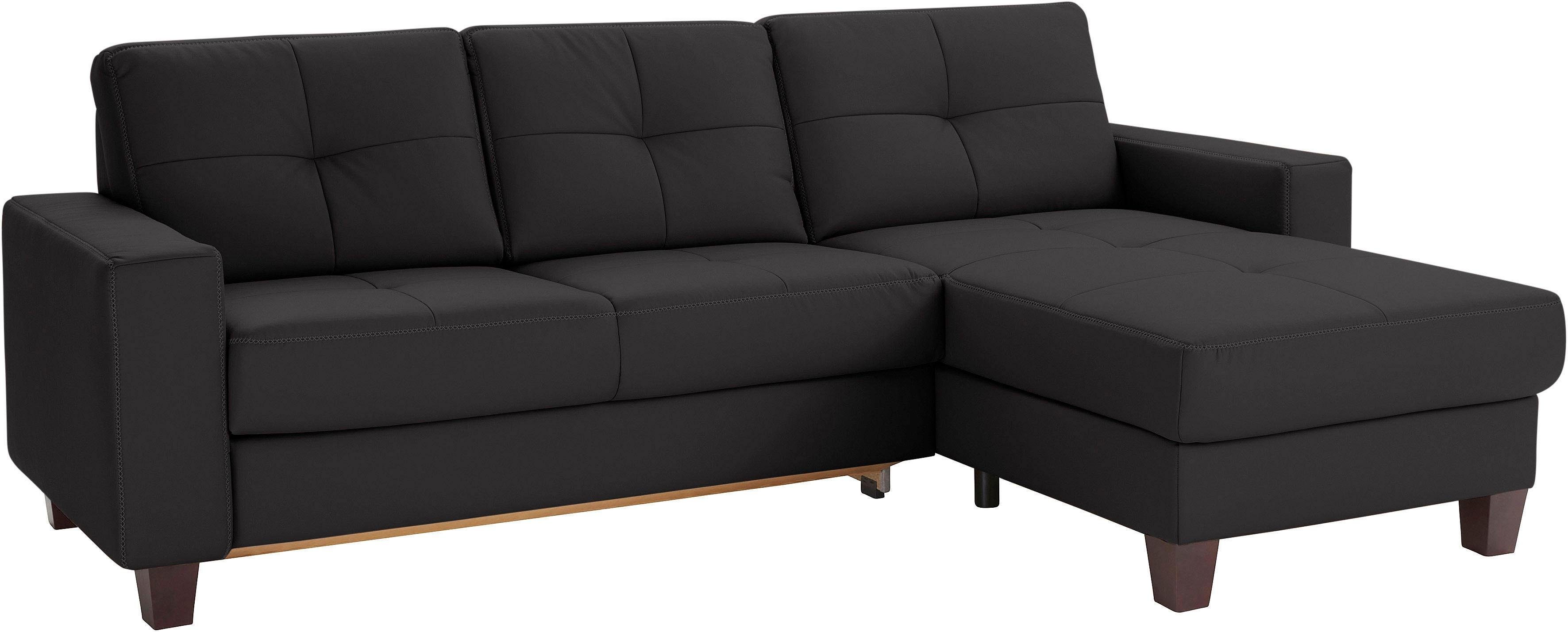 Places of Style Ecksofa "Varese L-Form", wahlweise mit Bettfunktion und Vor günstig online kaufen