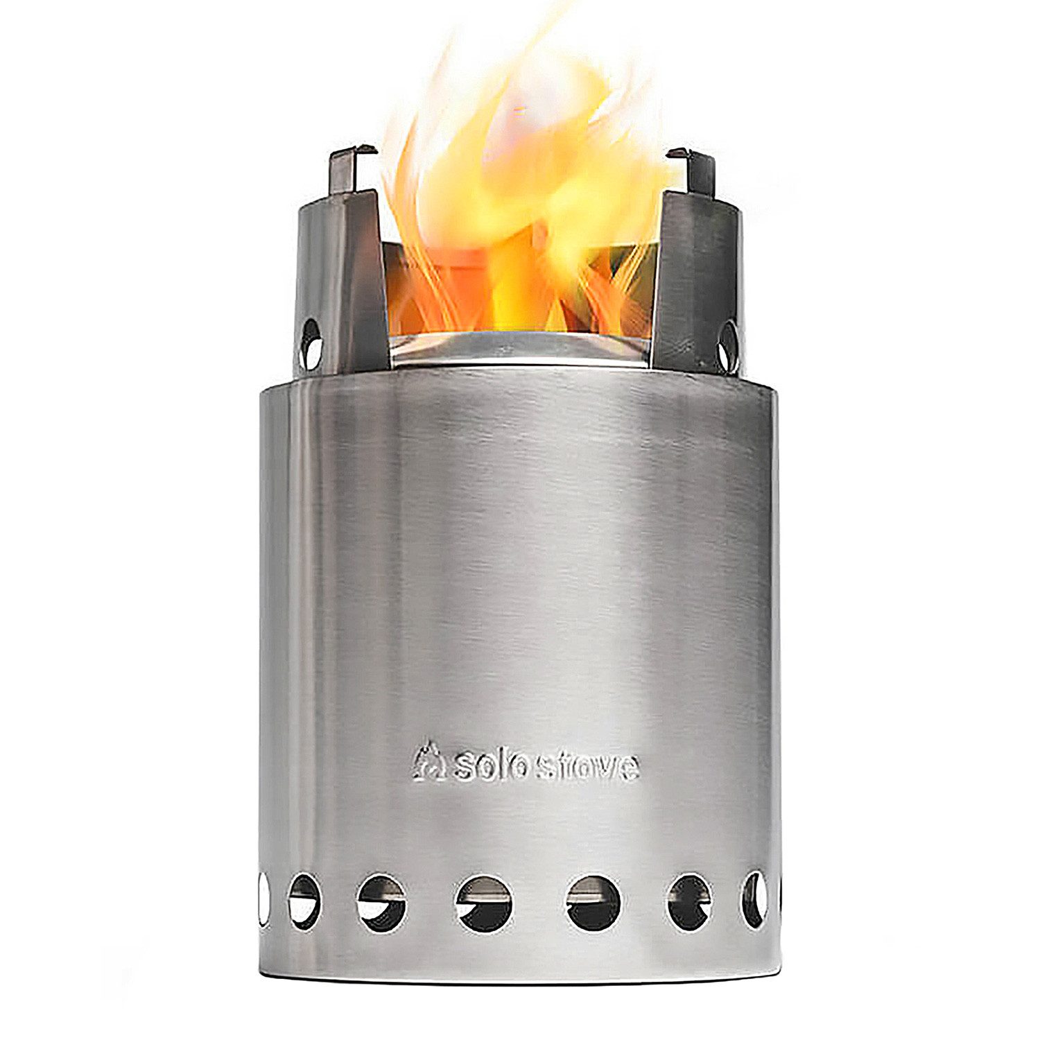 Feuergott Holzkohlegrill FEUERGOTT Grillhandschuhe + Solo Stove Titan Campingkocher