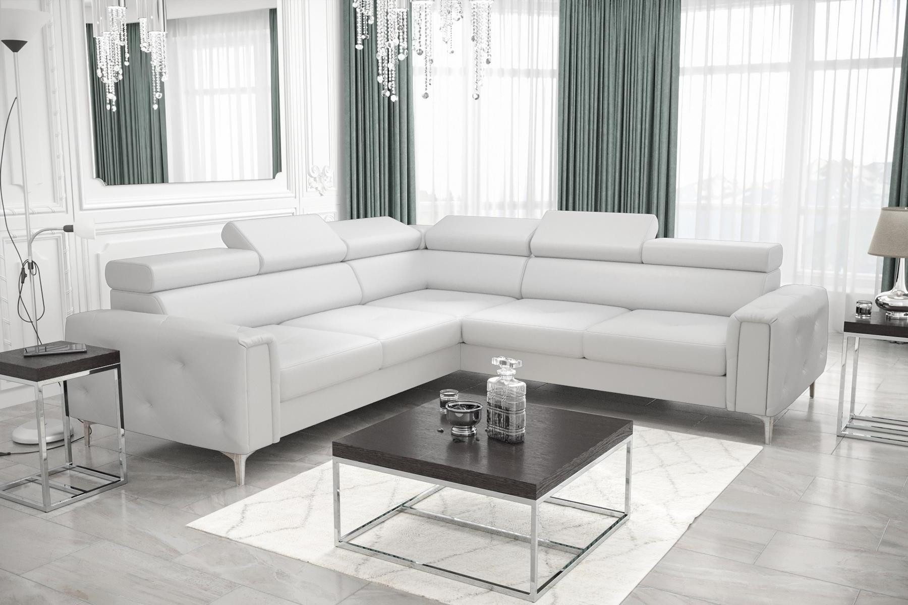 Xlmoebel Ecksofa Multifunktionale L-Form Couch mit hochwertiger Polsterung, Hergestellt in Europa