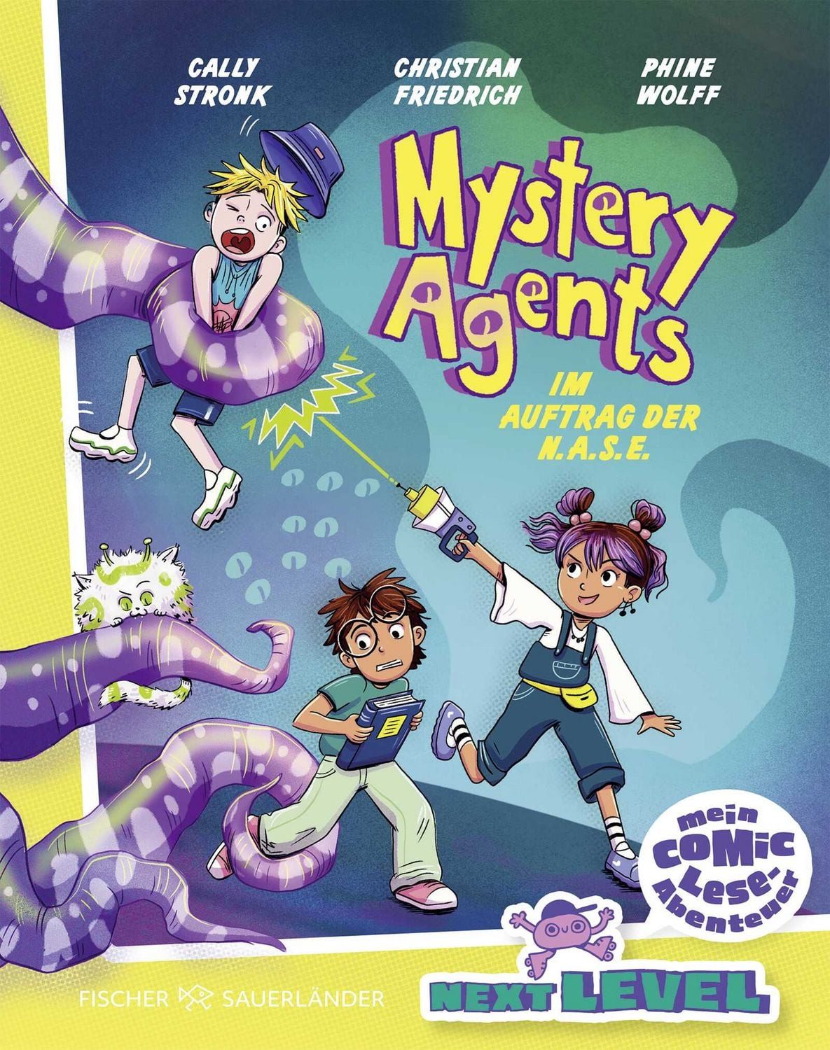 Mystery Agents: Im Auftrag der N.A.S.E. / Cally Stronk, Christian Friedrich, Das Comic-Leseabenteuer für die Grundschulzeit: Spannend erzählt mit coolen Rätseln, vielen Bildern und Lese-Audio