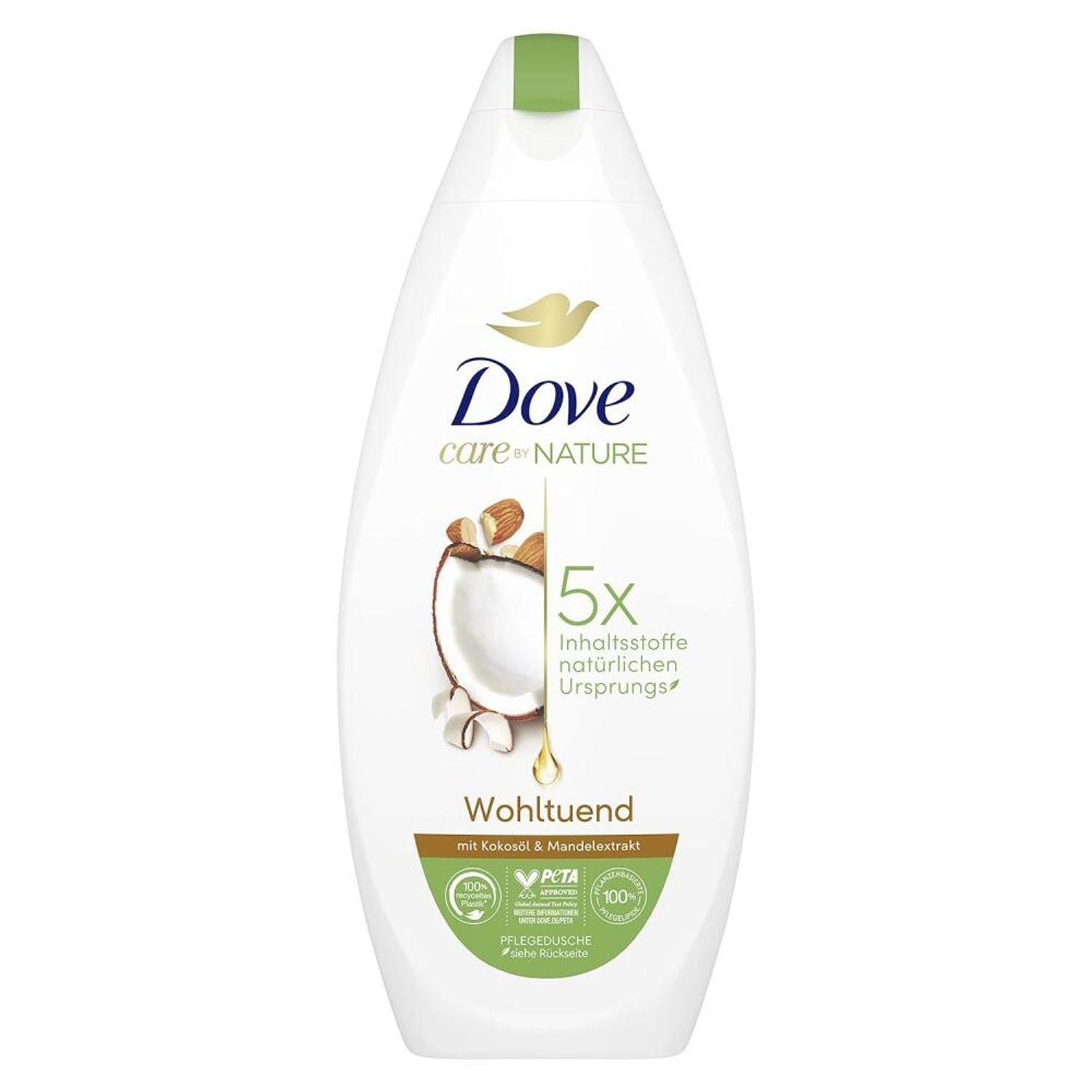 Unilever Duschgel Dove Duschgel 0,25L Care By Nature Kokosöl Mandelextrakt Körperpflege