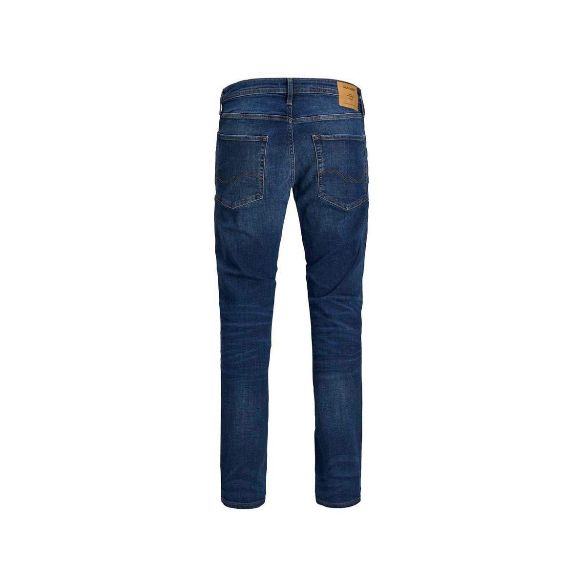 Jack & Jones (1-tlg) Straight-Jeans regular blau