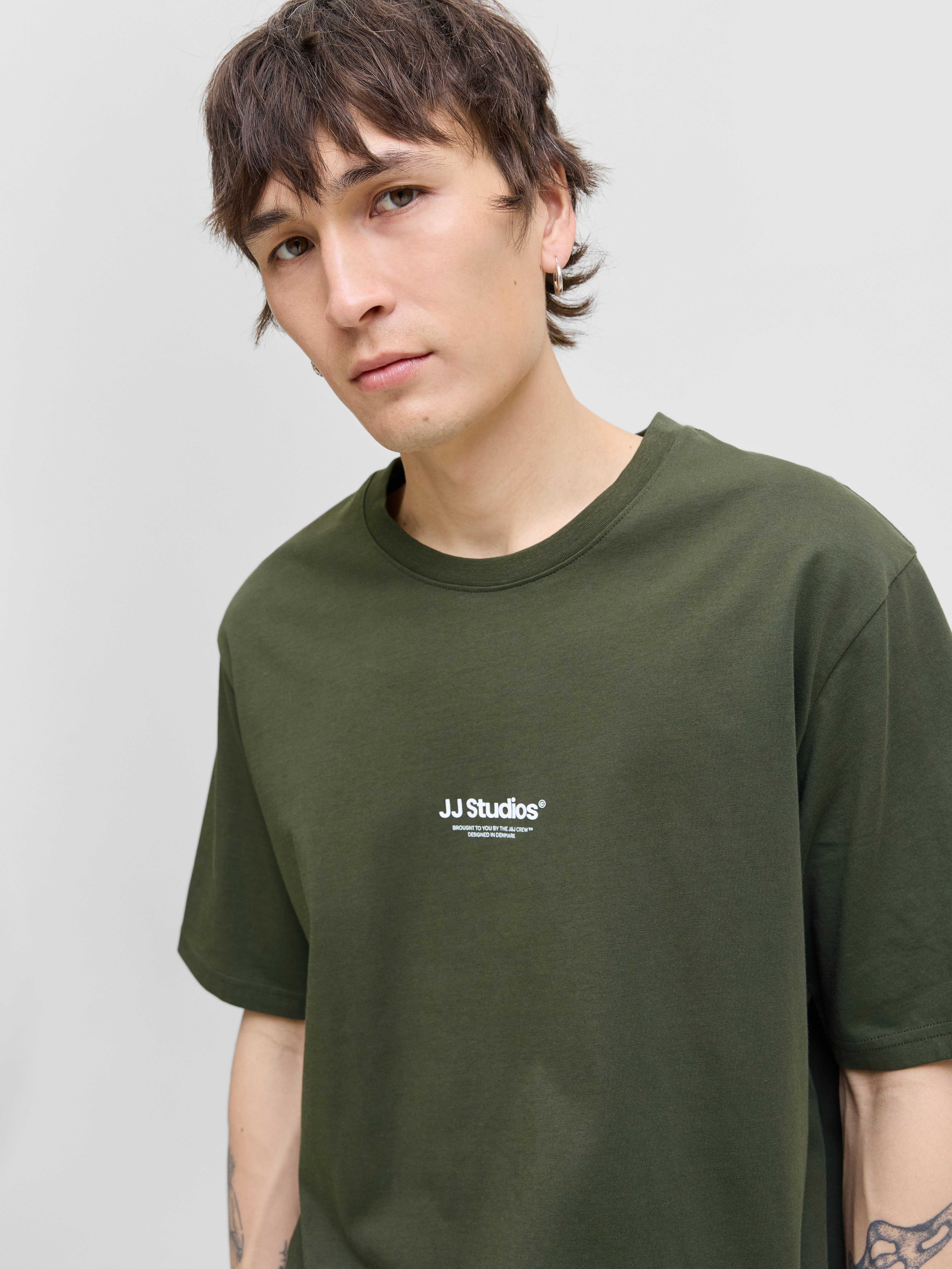 Jack & Jones Herren Rundhals T-Shirt JJESOHO TEE SS CREW NECK - Relaxed Fit günstig online kaufen