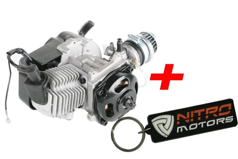 Nitro Motors Dirt-Bike Nitro Motors Dirtbike Motor 49cc 3,5PS Pocket Bike Mni Atv Quad, (0-tlg)