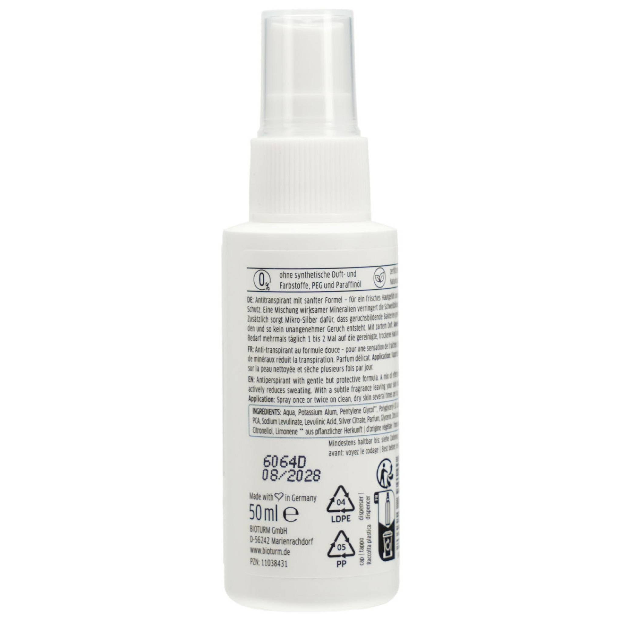 Bioturm Deo-Spray BIOTURM Silber-Deo Spray intensiv Nr.85