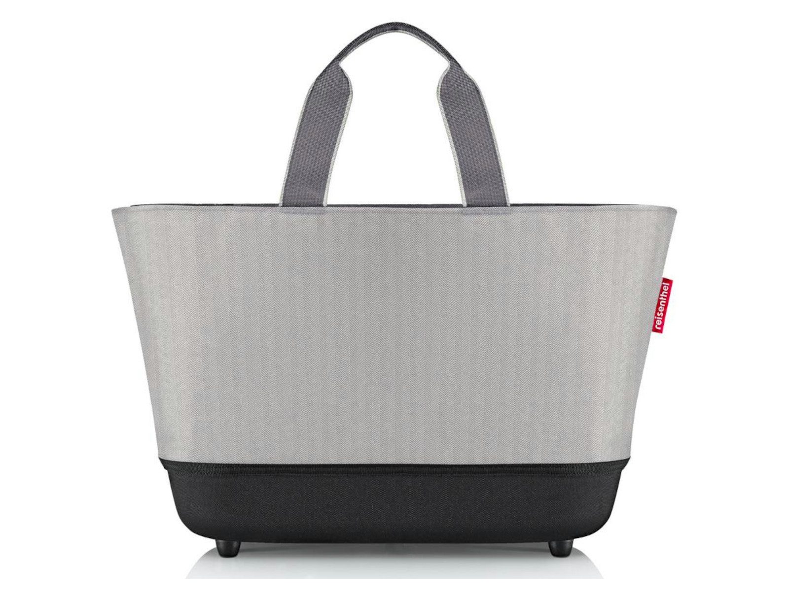 REISENTHEL® Einkaufskorb shoppingbasket herringbone grey, shoppingbasket günstig online kaufen