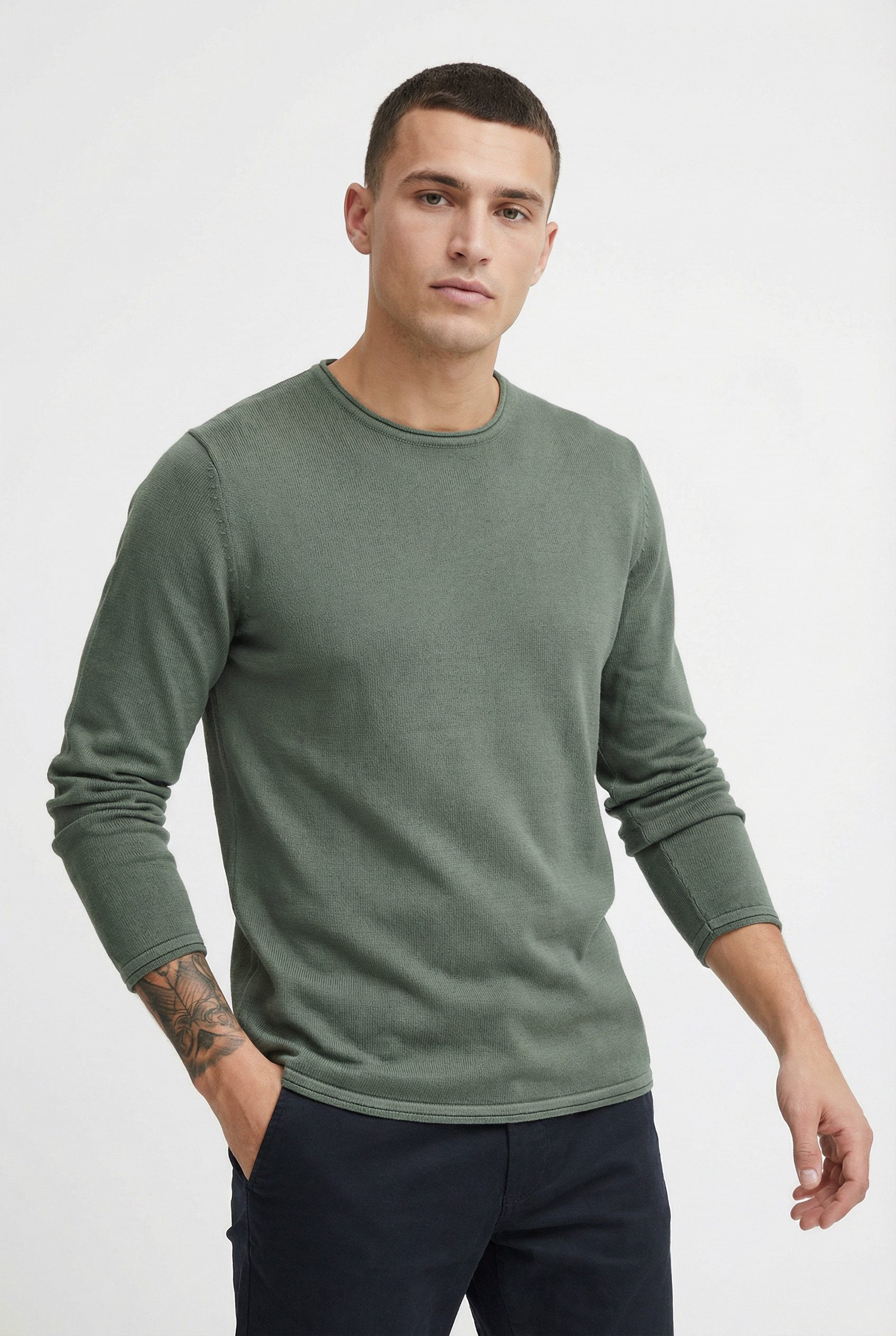 ONLY & SONS Rundhalspullover ONSGASTON REG 12 WASH CREW KNIT CS OTL