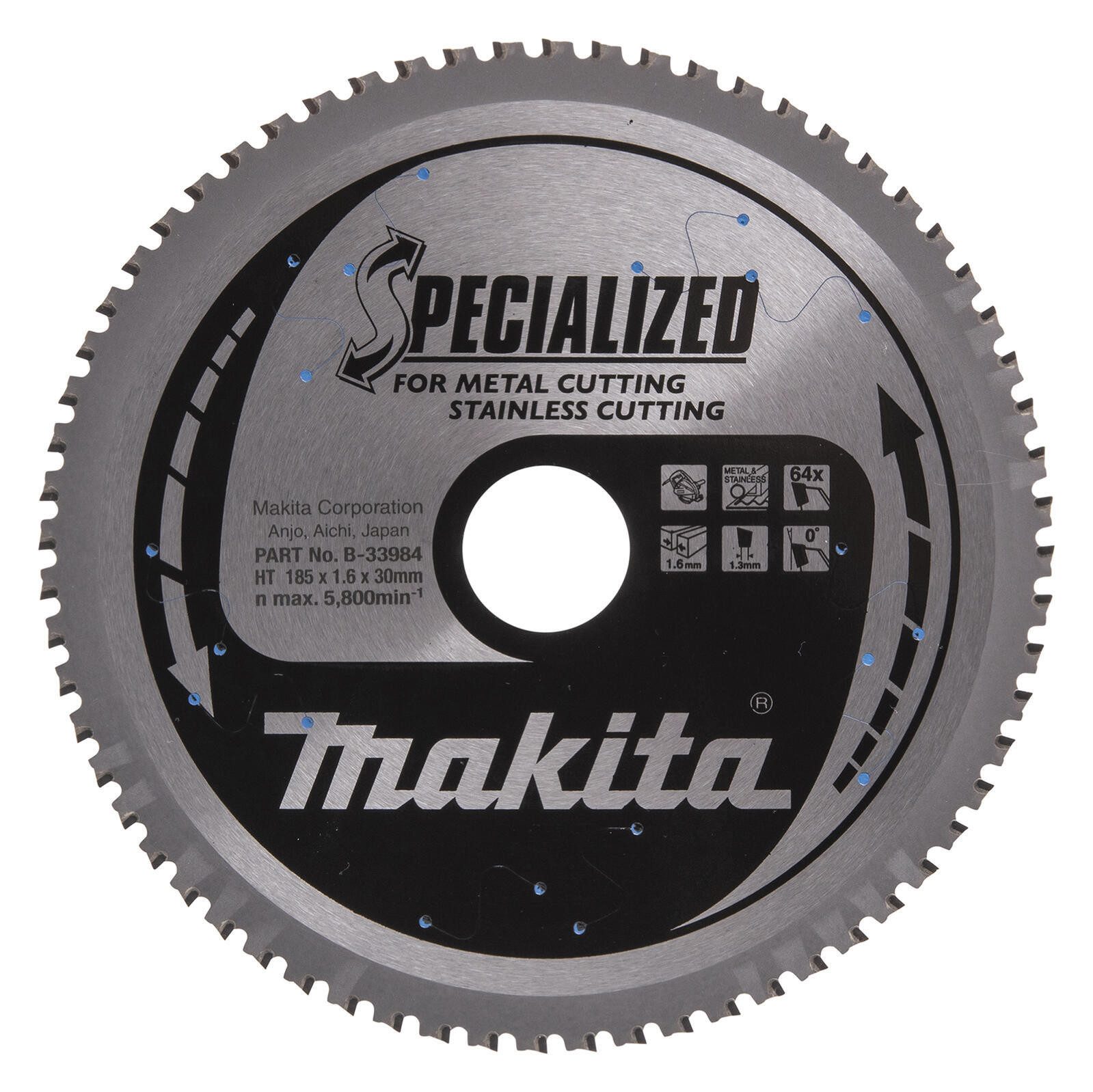 Makita Sägeblatt makita SPECIAL Sägeb185x30x64Z