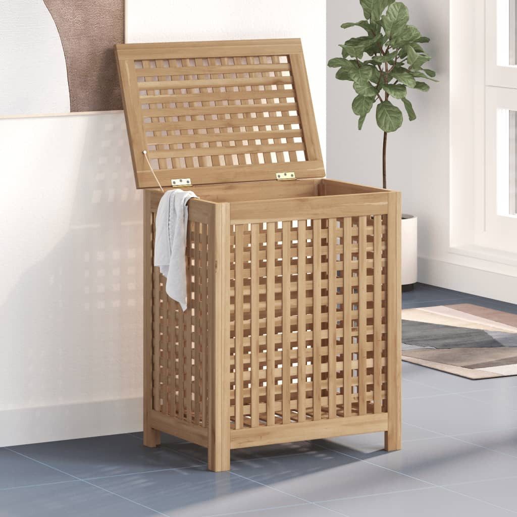 Vellora Wäschekorb Wäschebehälter 50x35x60 cm Massivholz günstig online kaufen