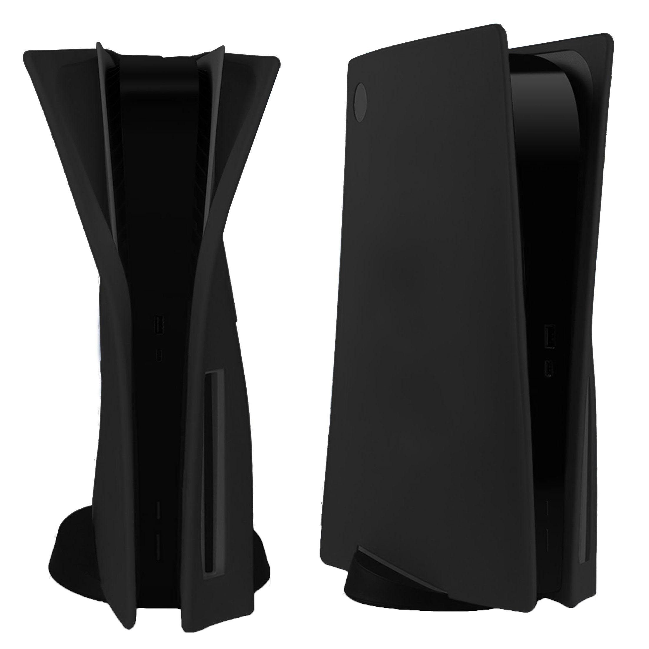 KINSI Silikon Fall für PS5 Optik-Laufwerk, PS5 Zubehör, leicht anzuwenden PlayStation 5-Controller (Staubschutzhülle, PS5 Konsole Fall Schutzhülle)