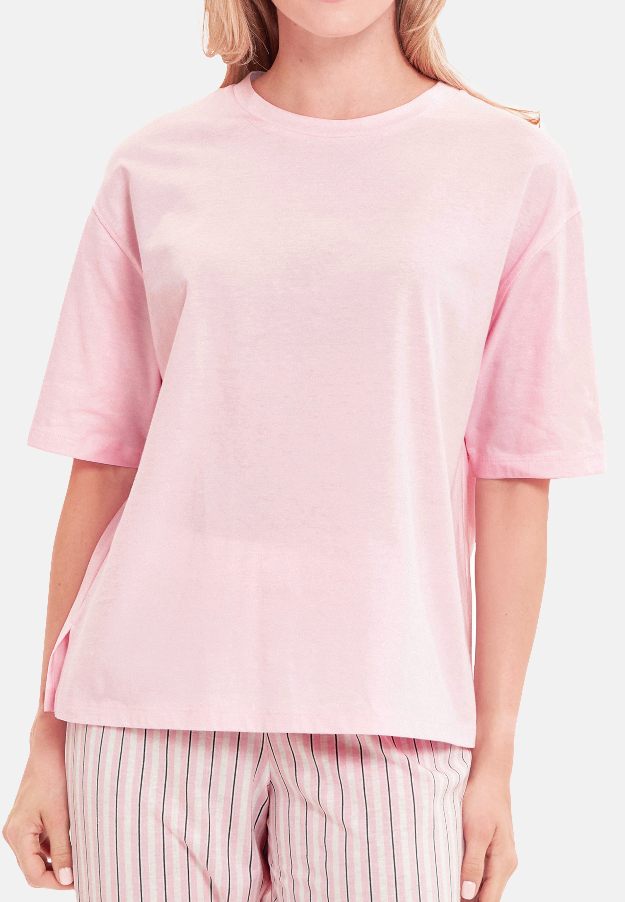 Rösch Pyjama Basic (1 tlg) Schlafanzug Oberteil - Baumwolle - Atmungsaktiv