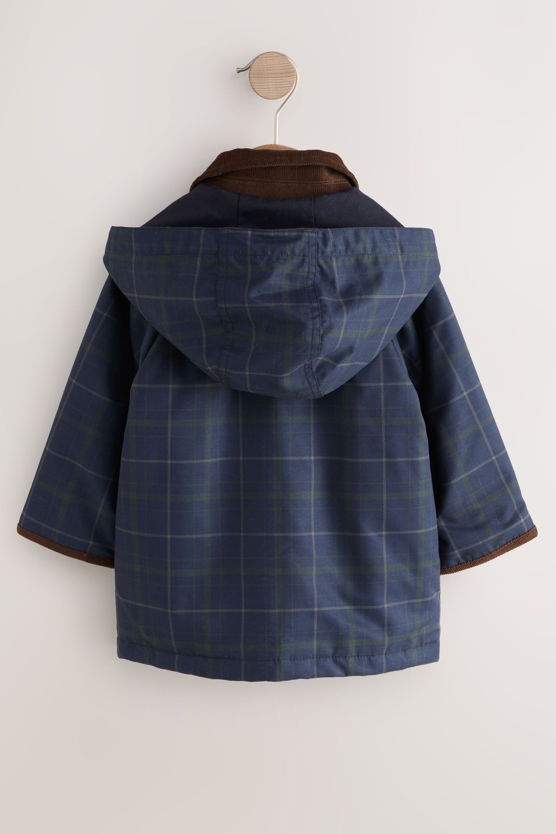 Next Cordjacke Kapuzenmantel mit Cordkragen (1-St) günstig online kaufen
