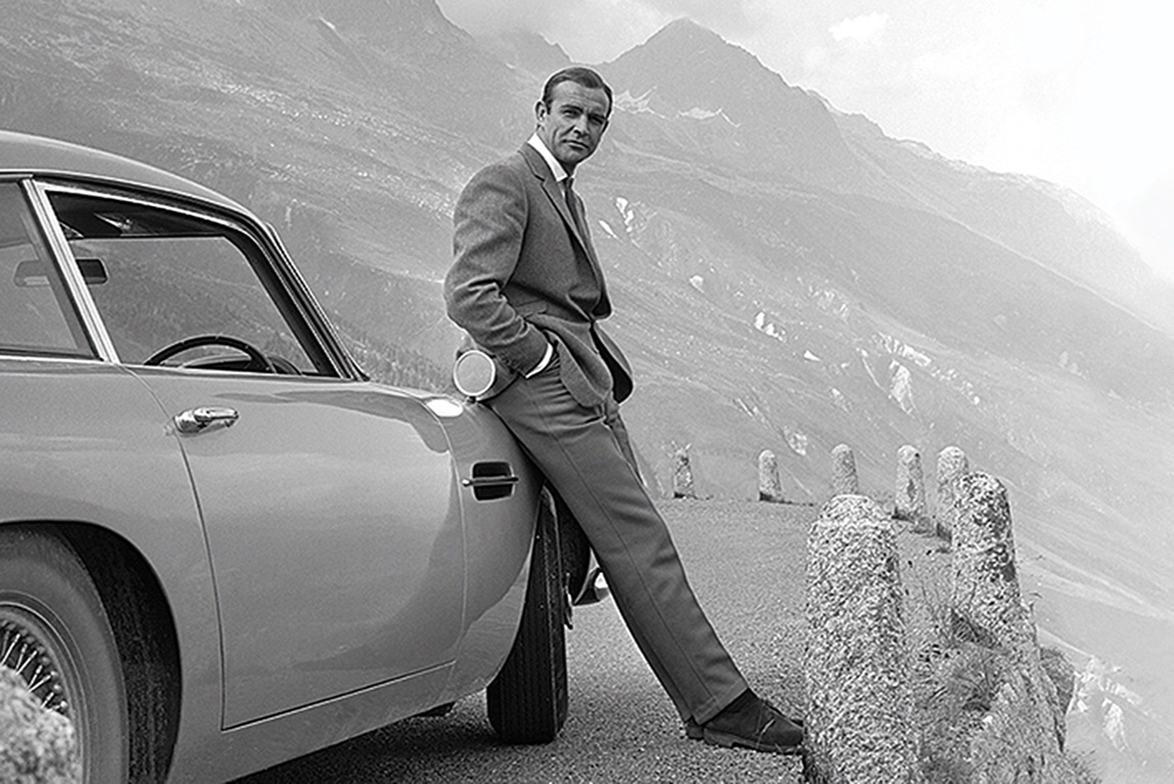 PYRAMID Poster James Bond Poster Sean Connery & Aston Martin 91,5 x 61 cm günstig online kaufen