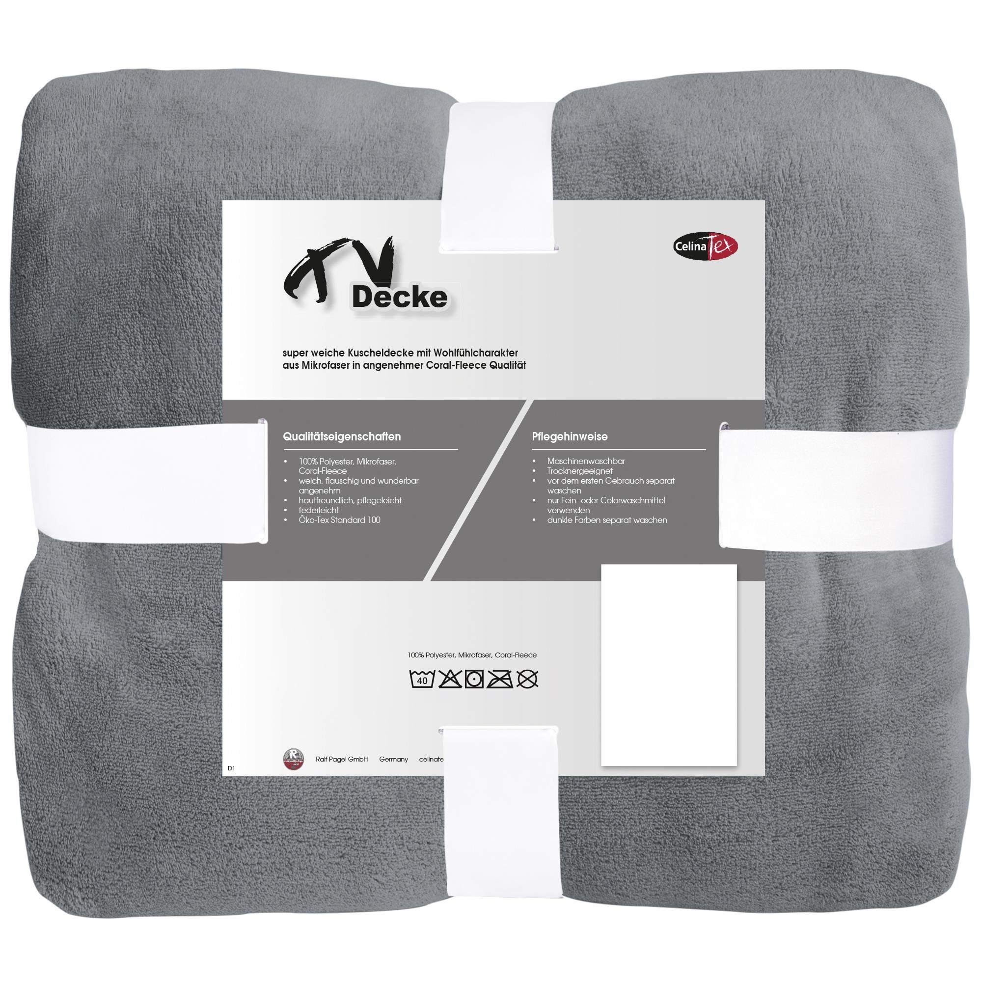 Wohndecke TV Decke Kuscheldecke Sofadecke Fleece günstig online kaufen