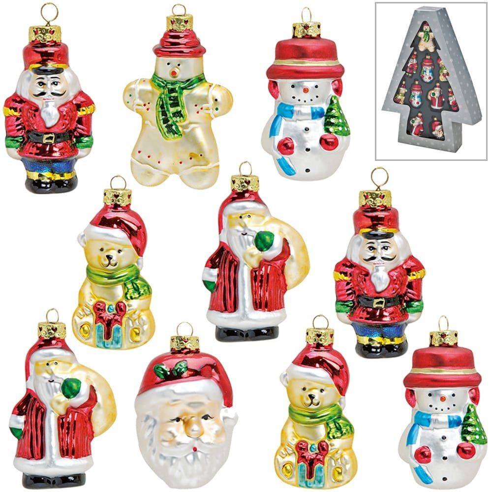 matches21 HOME & HOBBY Christbaumschmuck »Weihnachtsbaumschmuck 10tlg