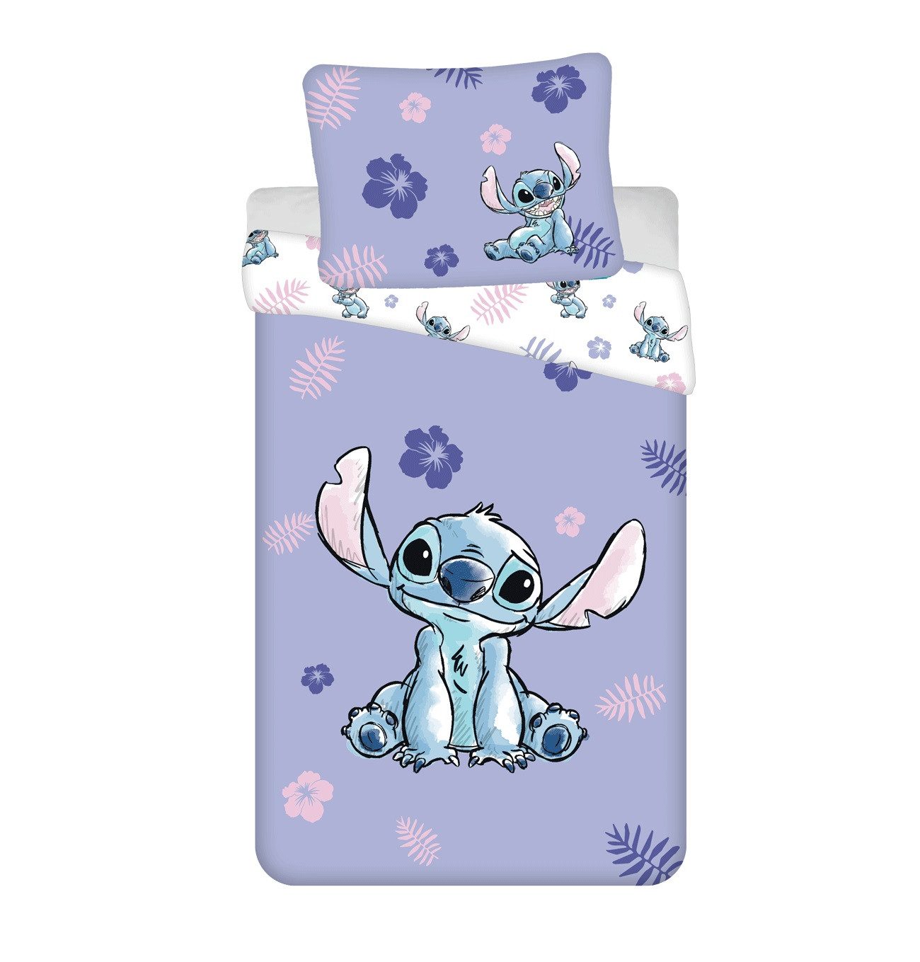 Lilo & Stitch Kinderbettwäsche Design Kuschelige Bettwäsche Baumwolle, 140x200 cm & 70x90 cm