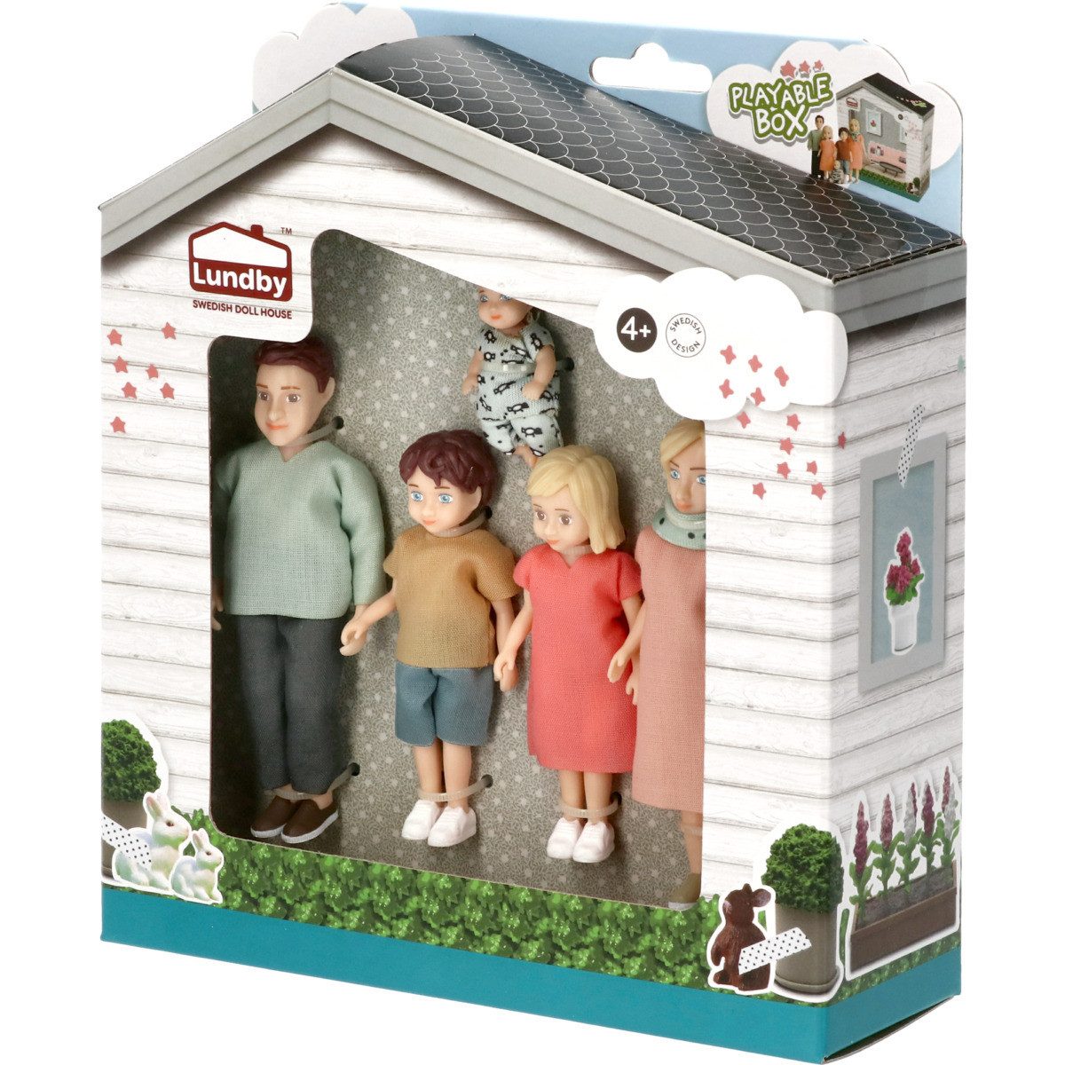 Lundby Puppenhausmöbel Puppenset Charlie Mädchen (5tlg) – Bild 3 von 4
