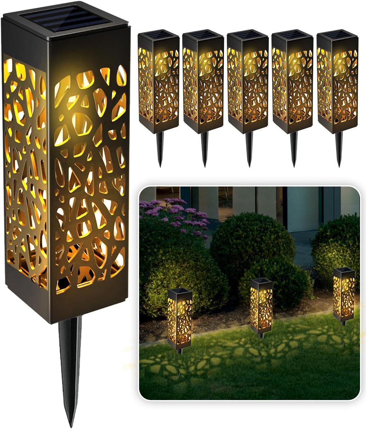 BlingBin LED Gartenleuchte Solarlampen für Außen günstig online kaufen