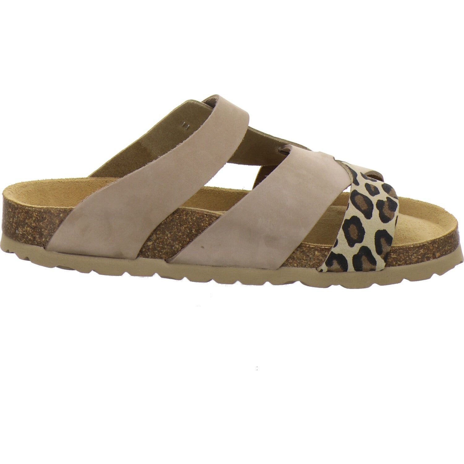 AFS-Schuhe Damen Kralle Pantolette aus Nubukleder mit Fußbett, Made in Germany – Bild 4 von 5
