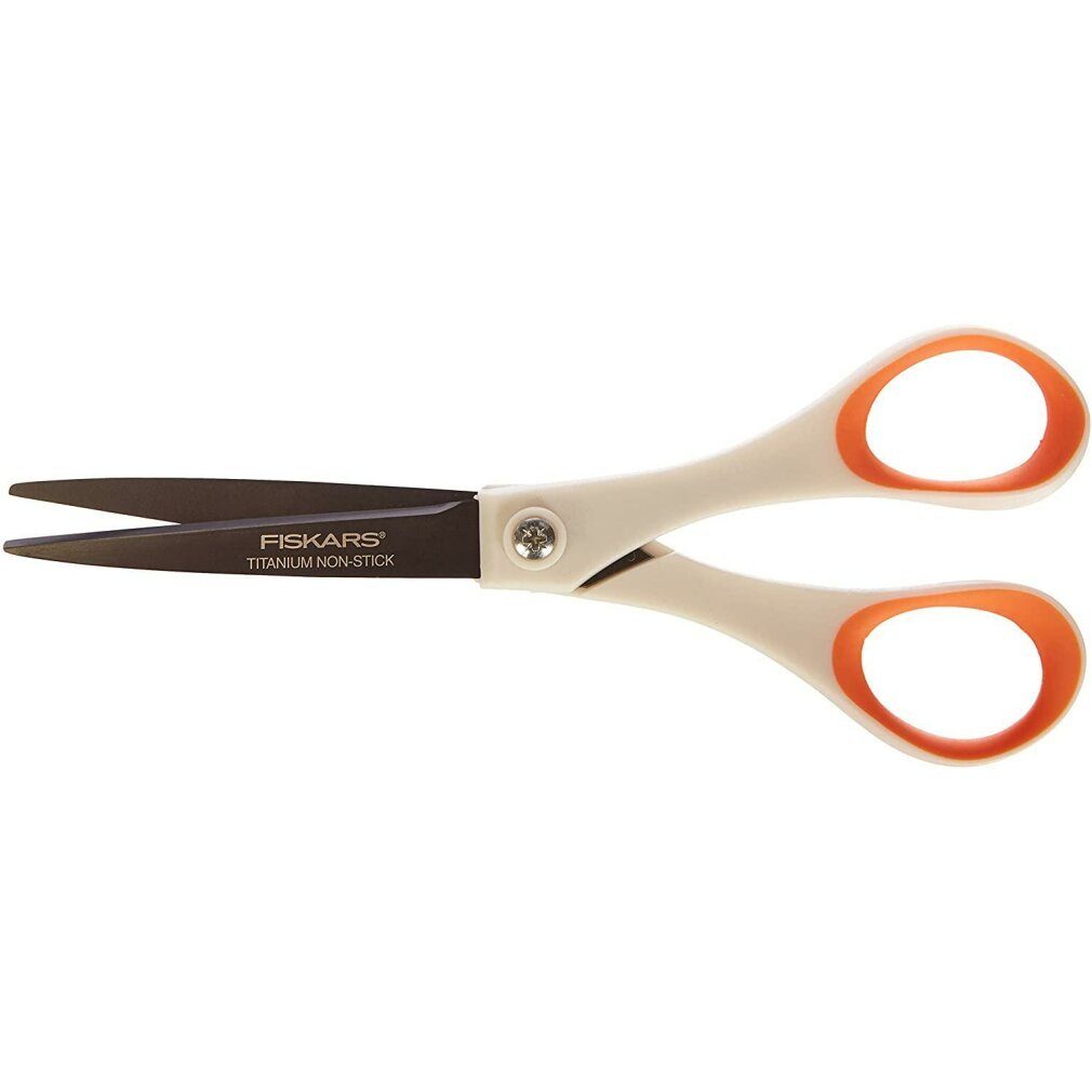 Fiskars Papierscheren UNIVERSAL SKIPPLATERS 18cm TITANIUM NON-STICK