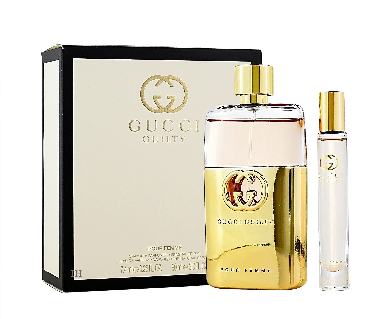 GUCCI Duft-Set + Fragrance EDP Guilty Pen Pour 7.4ml S Femme Gucci EDP - 90ml