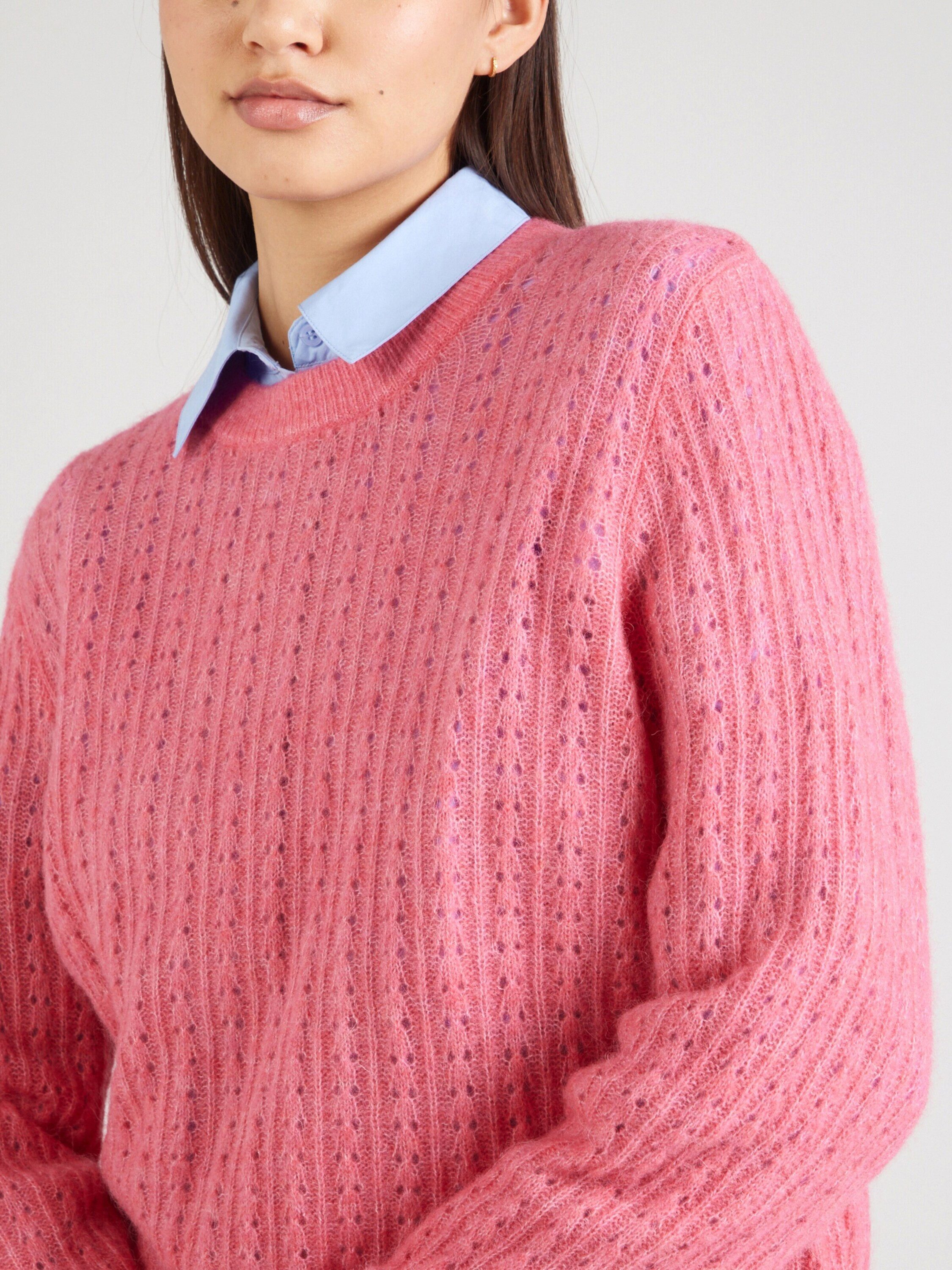 nümph Strickpullover Riette (1-tlg) Lochmuster