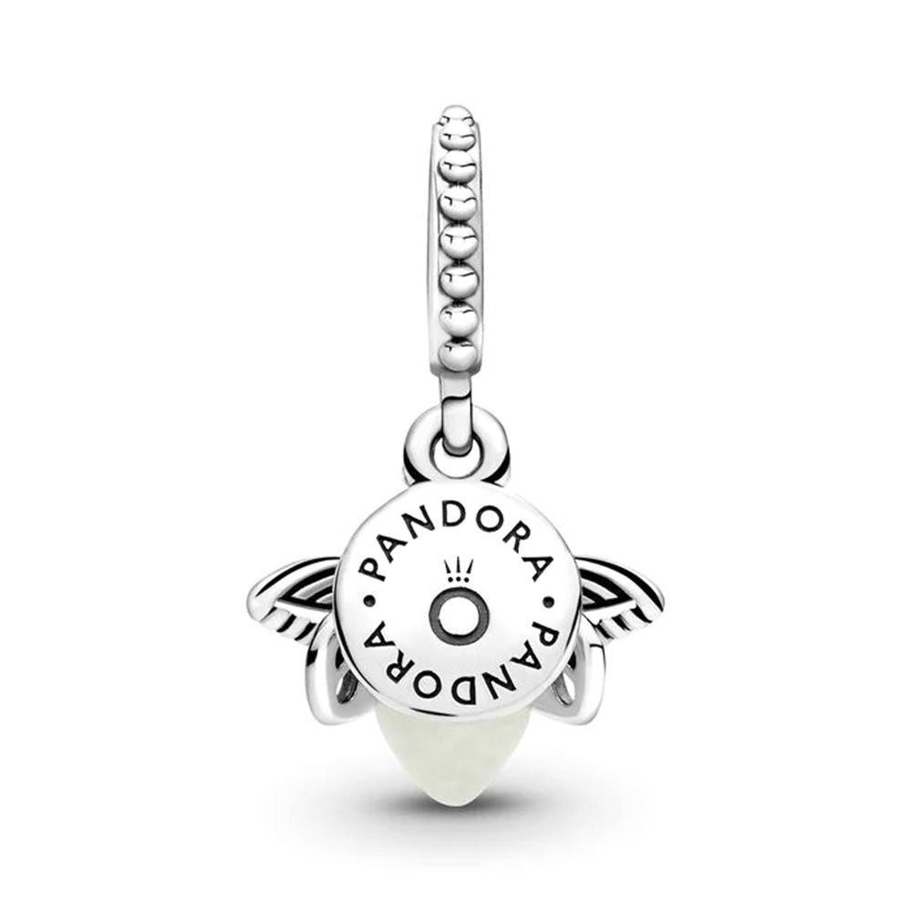 Pandora Charm-Einhänger Pandora Charm Anhänger Silber "Glow in the Dark- Glühwürmchen"