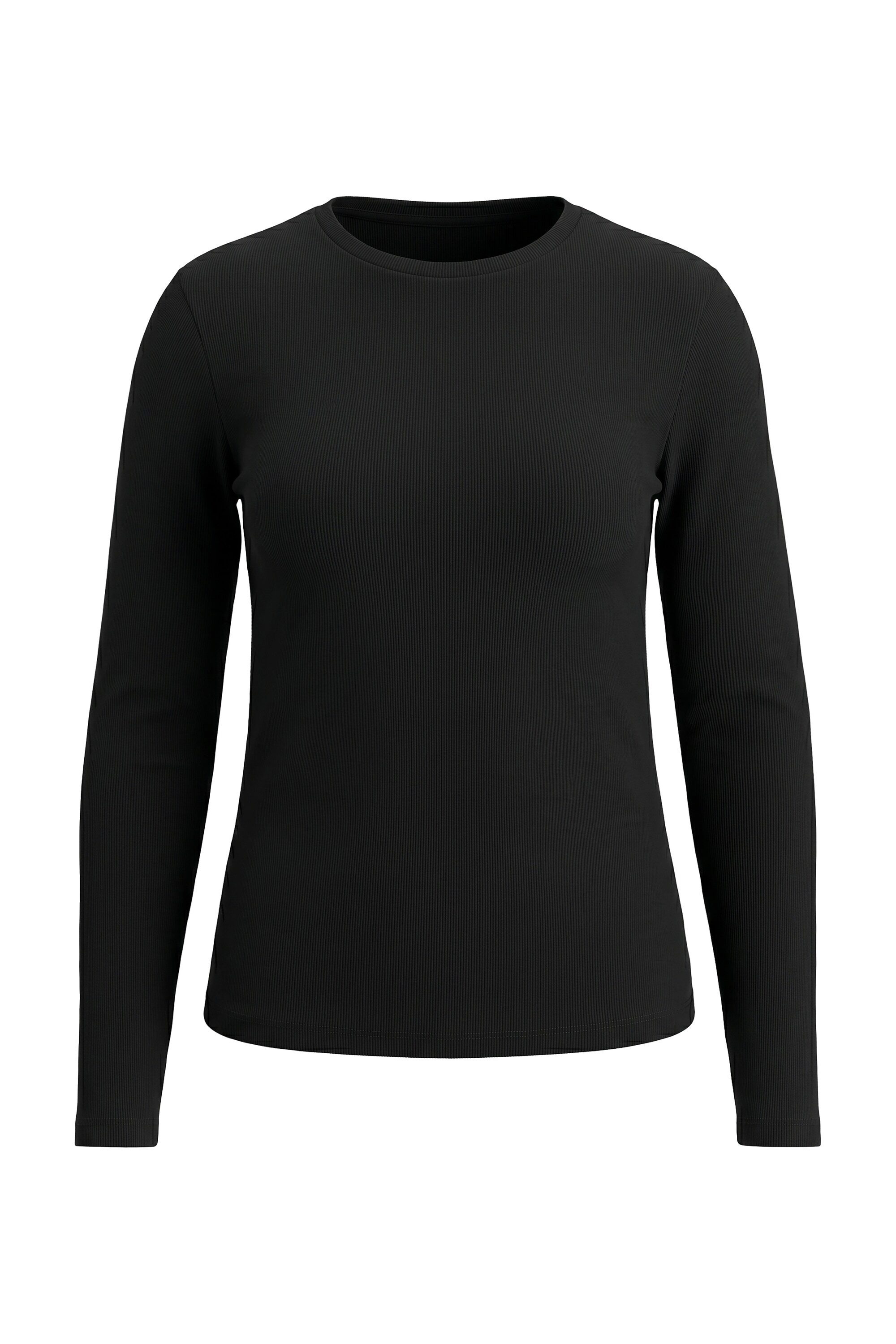 Studio Untold T-Shirt Rippshirt Slim Fit Langarm – Bild 2 von 4