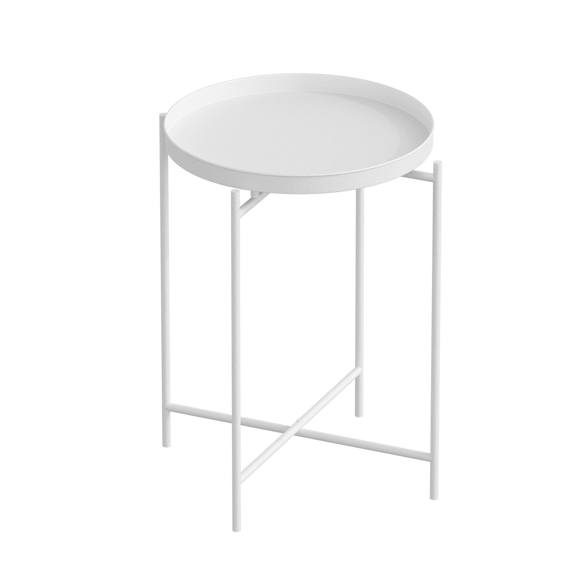 Luxusbetten24 Couchtisch Fenaro, in schlichtem Metalldesign