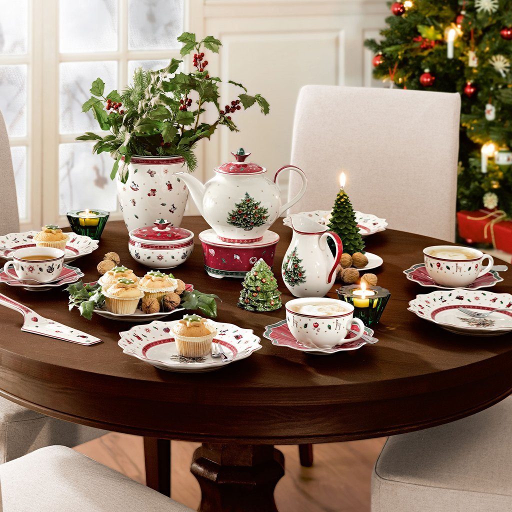 Villeroy & Boch Zuckerdose Toy's Delight Zuckerdose, Porzellan, (1-tlg), Premium Porcelain, 1 Stck, Handw., mikrow.sicher