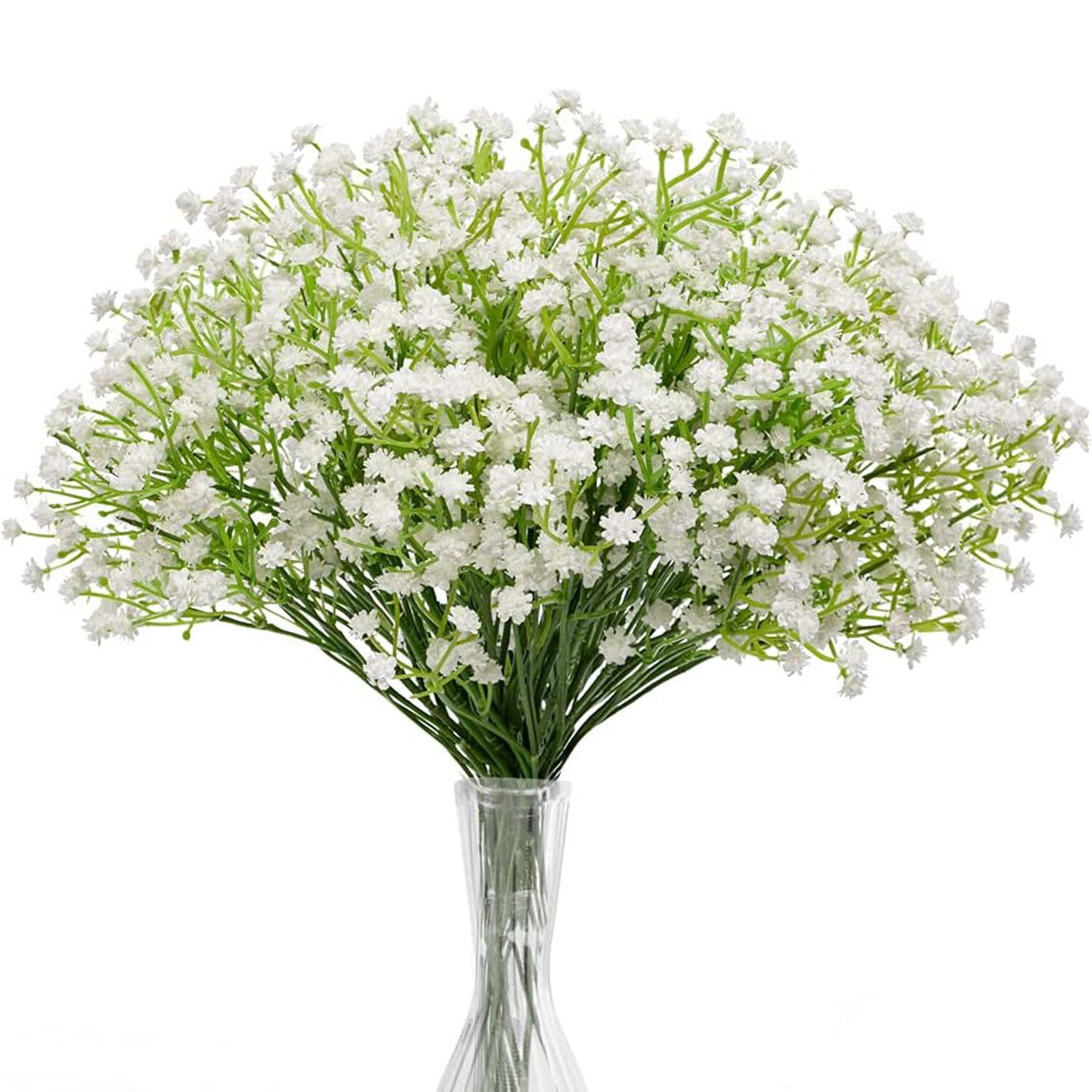 Kunstblume Gypsophila Künstliche Blumen, 10 Stück Schleierkraut Blumensträuße, HAUSS SPLOE, Für Hochzeiten, Heimtextilien, Zeremonien und Valentinstag.