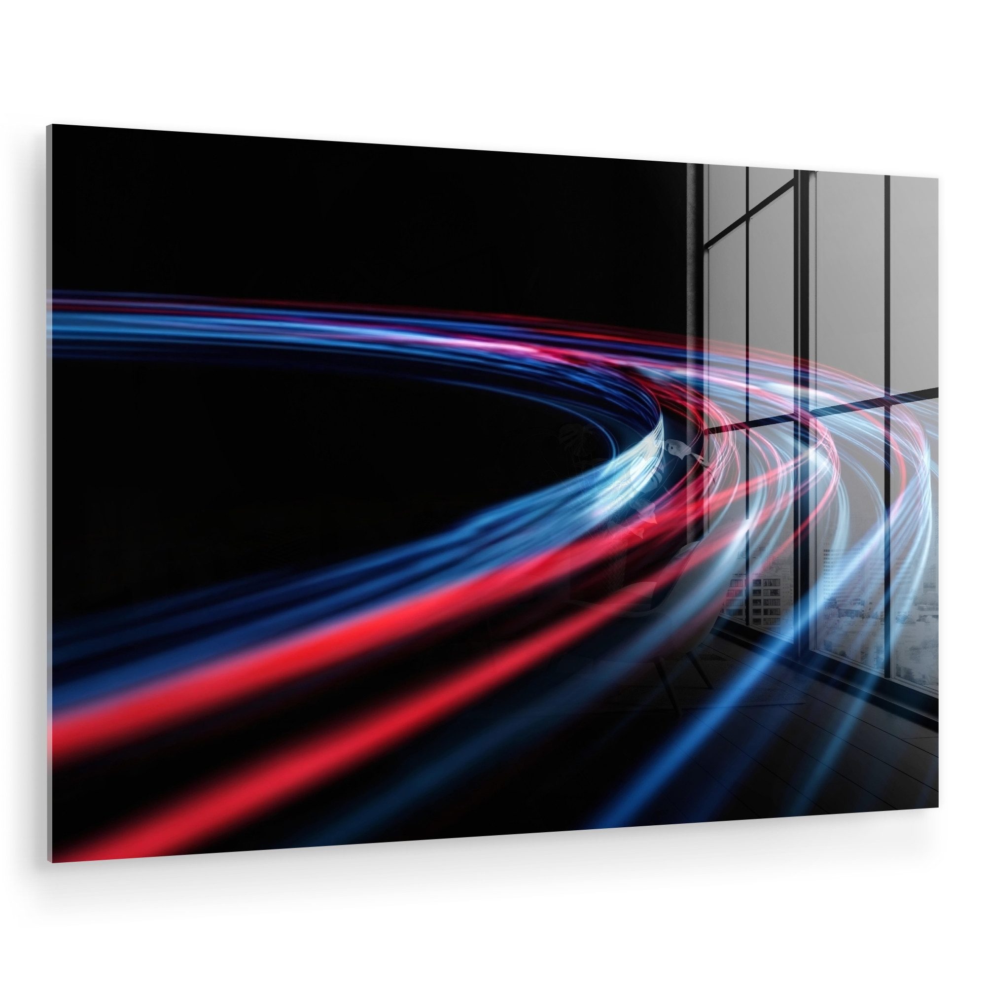 MuchoWow Acrylglasbild Helle Bänder - Gewellt günstig online kaufen