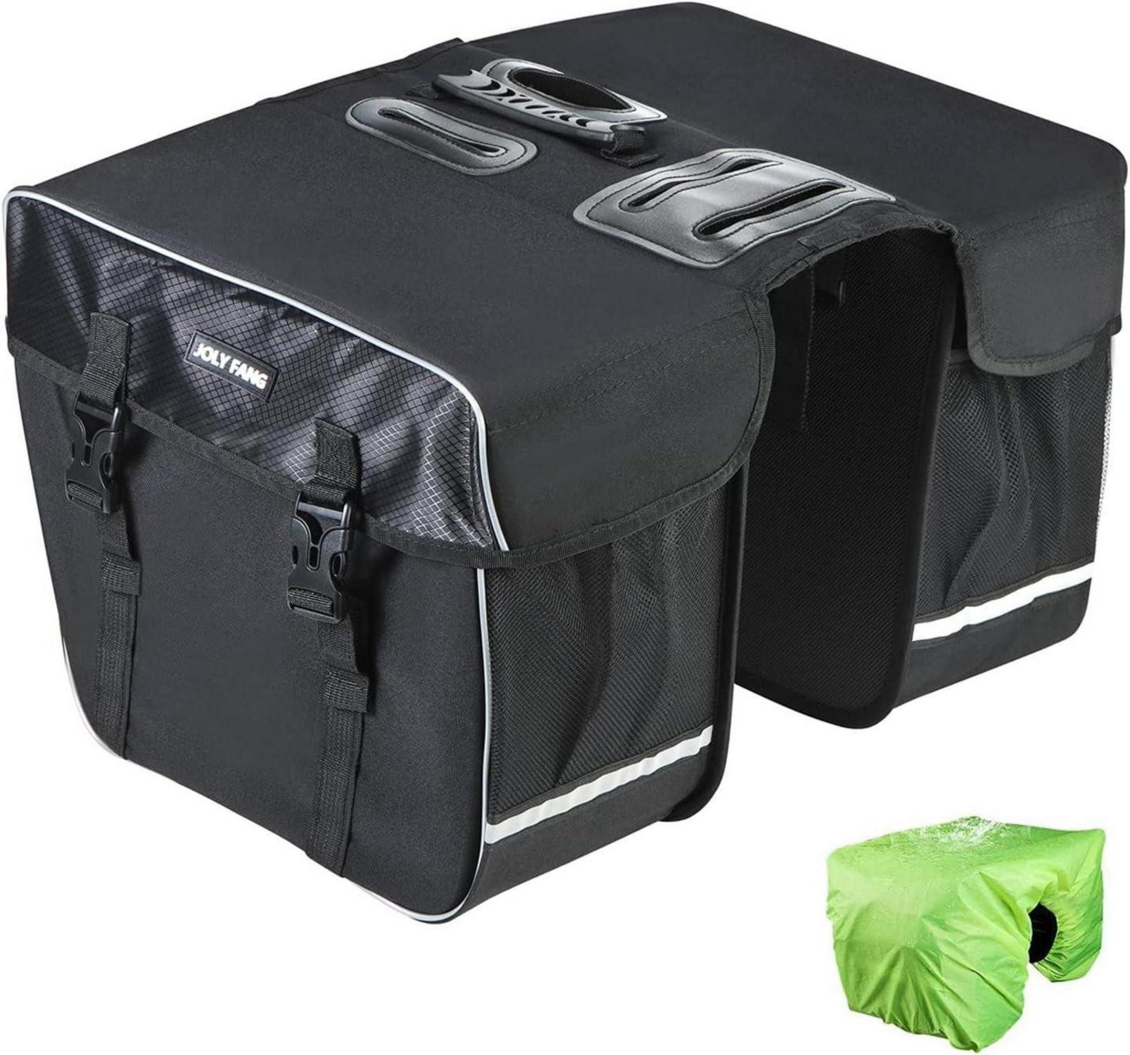 Fahrrad-Gepäckträger Gepäckträgertasche Fahrradtasche Wasserdicht 30L echt reißfest mit