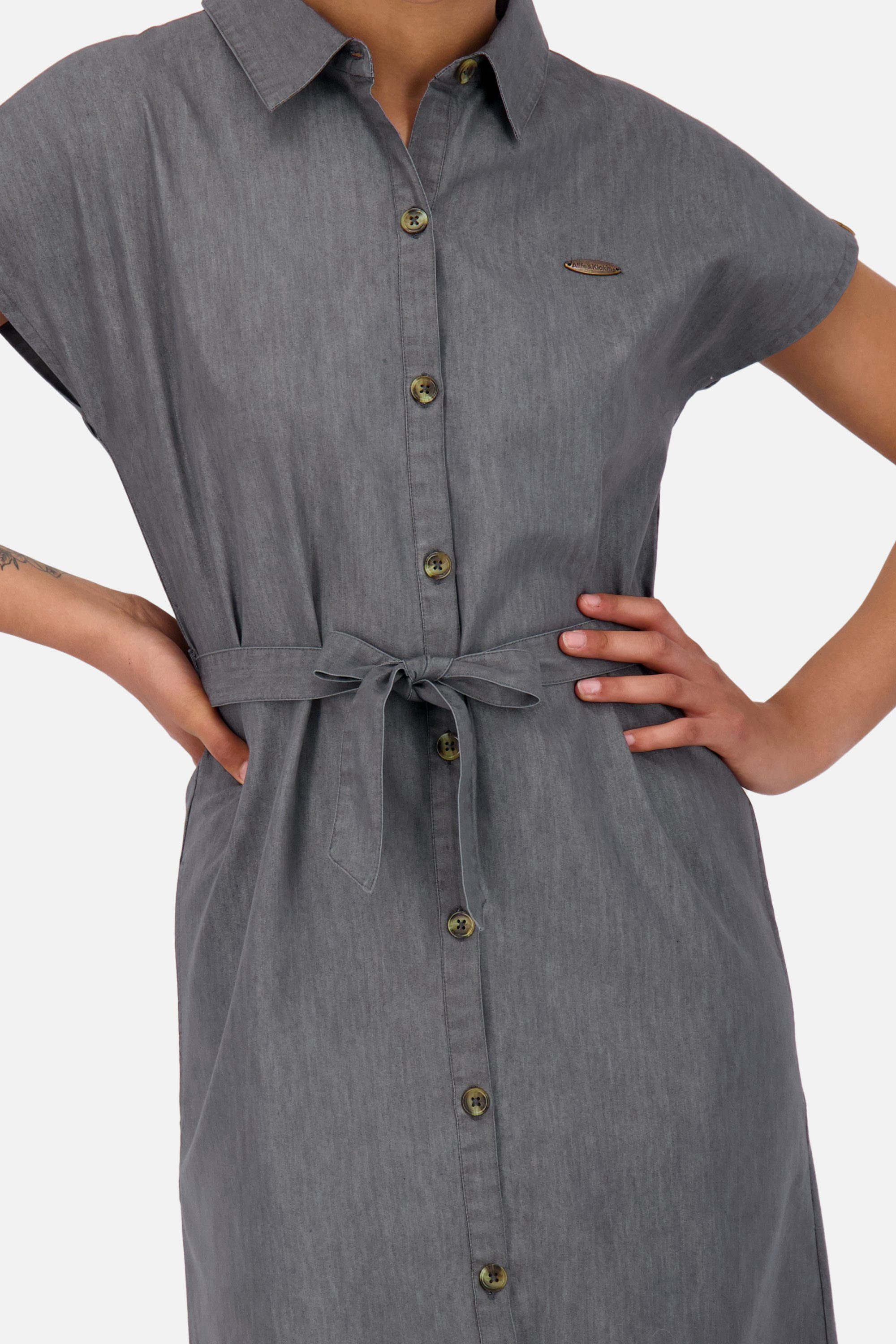 Q MaeveAK Kleid Jeanskleid Jeanskleid, Damen DNM Shirt Alife & Kickin Dress