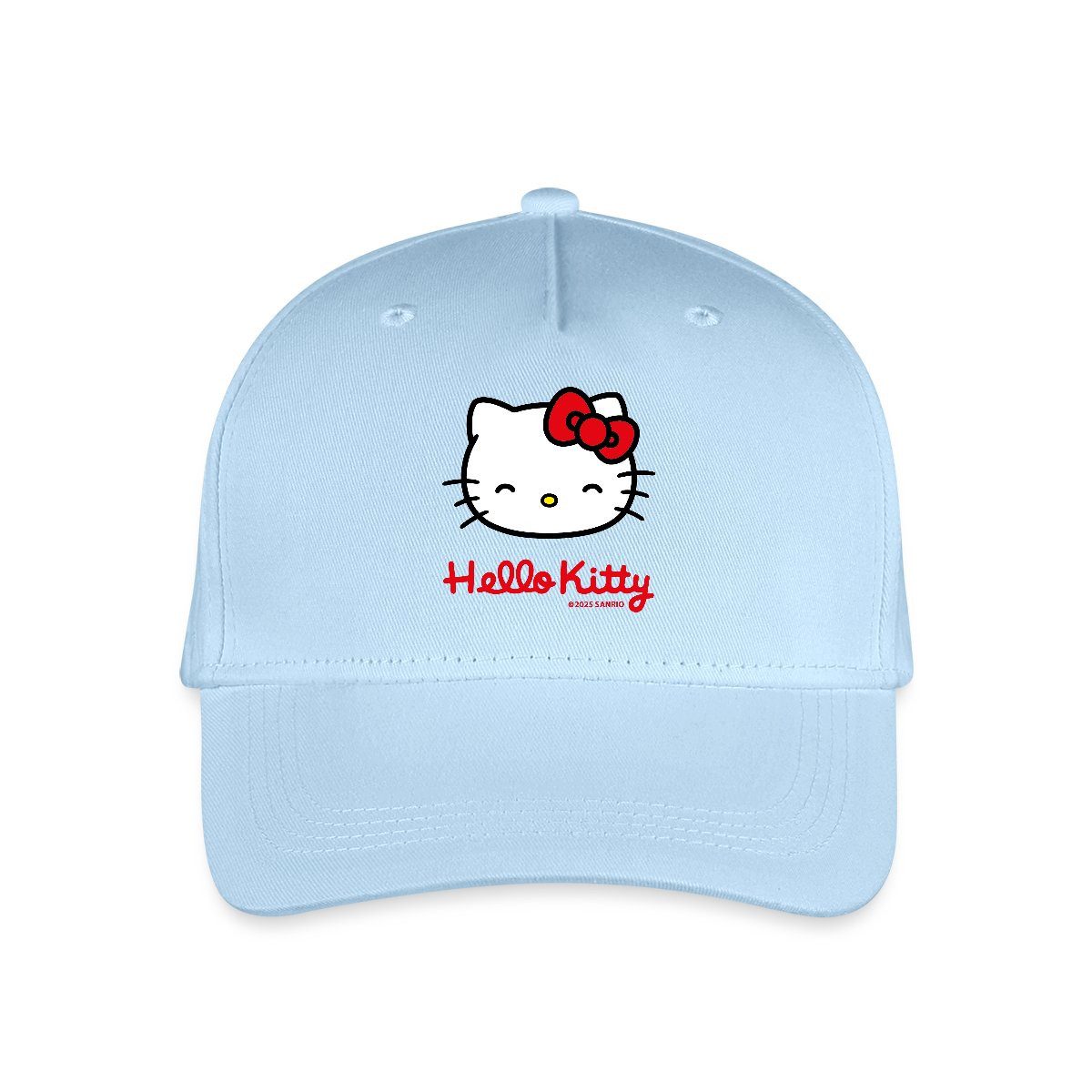 Baseball Cap Hello Kitty Lächelnd Mit Schriftzug Kinder Bio Basecap