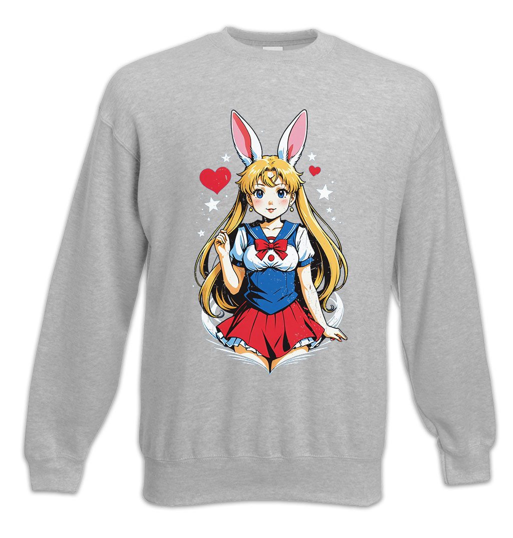 Urban Backwoods Sweatshirt Wild Anime Moon Rabbit Sweatshirt Anime Sailor Girl Usagi Tsukino (1-tlg) Princess Serenity Wild Rabbit