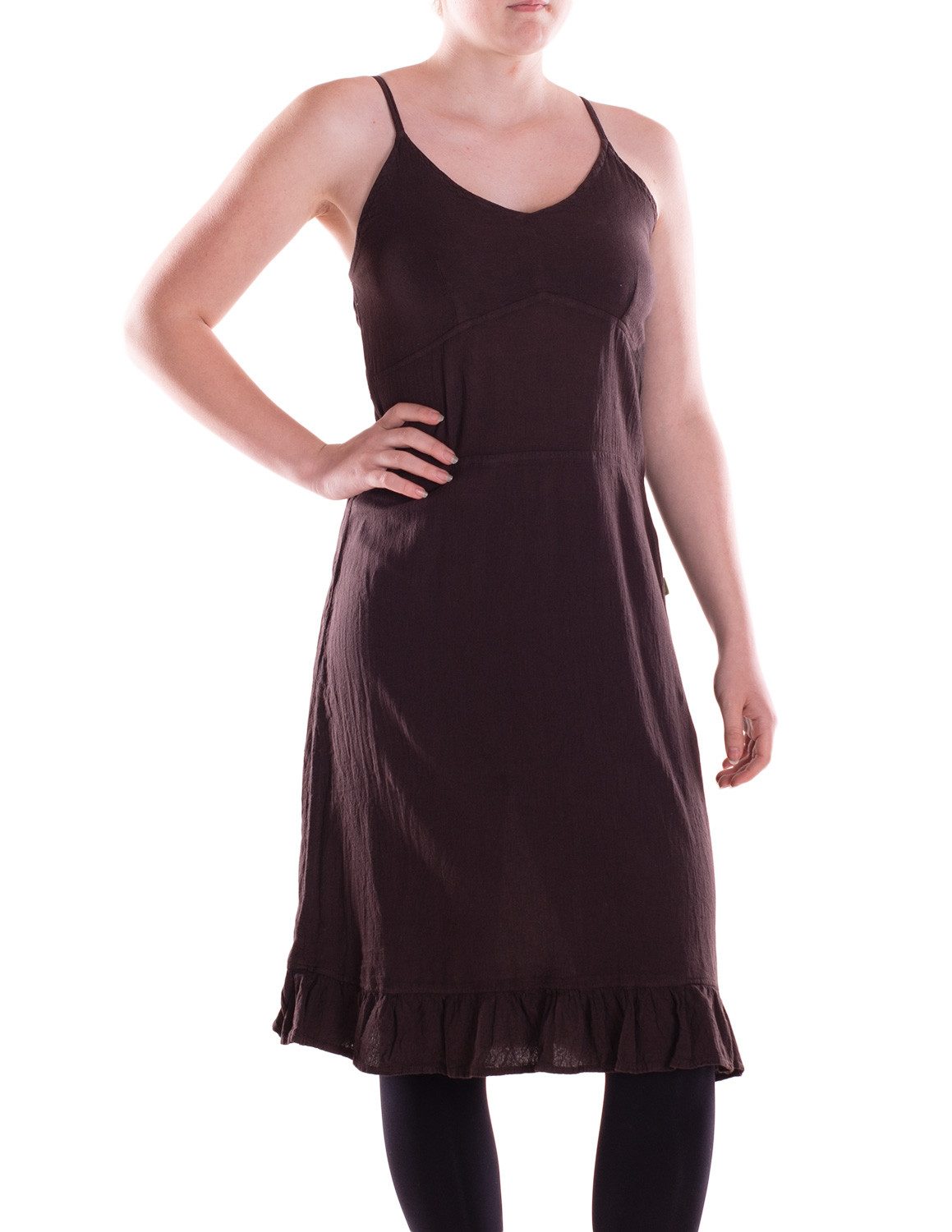 Vishes Sommerkleid Damen knielanges Kleid Baumwolle günstig online kaufen