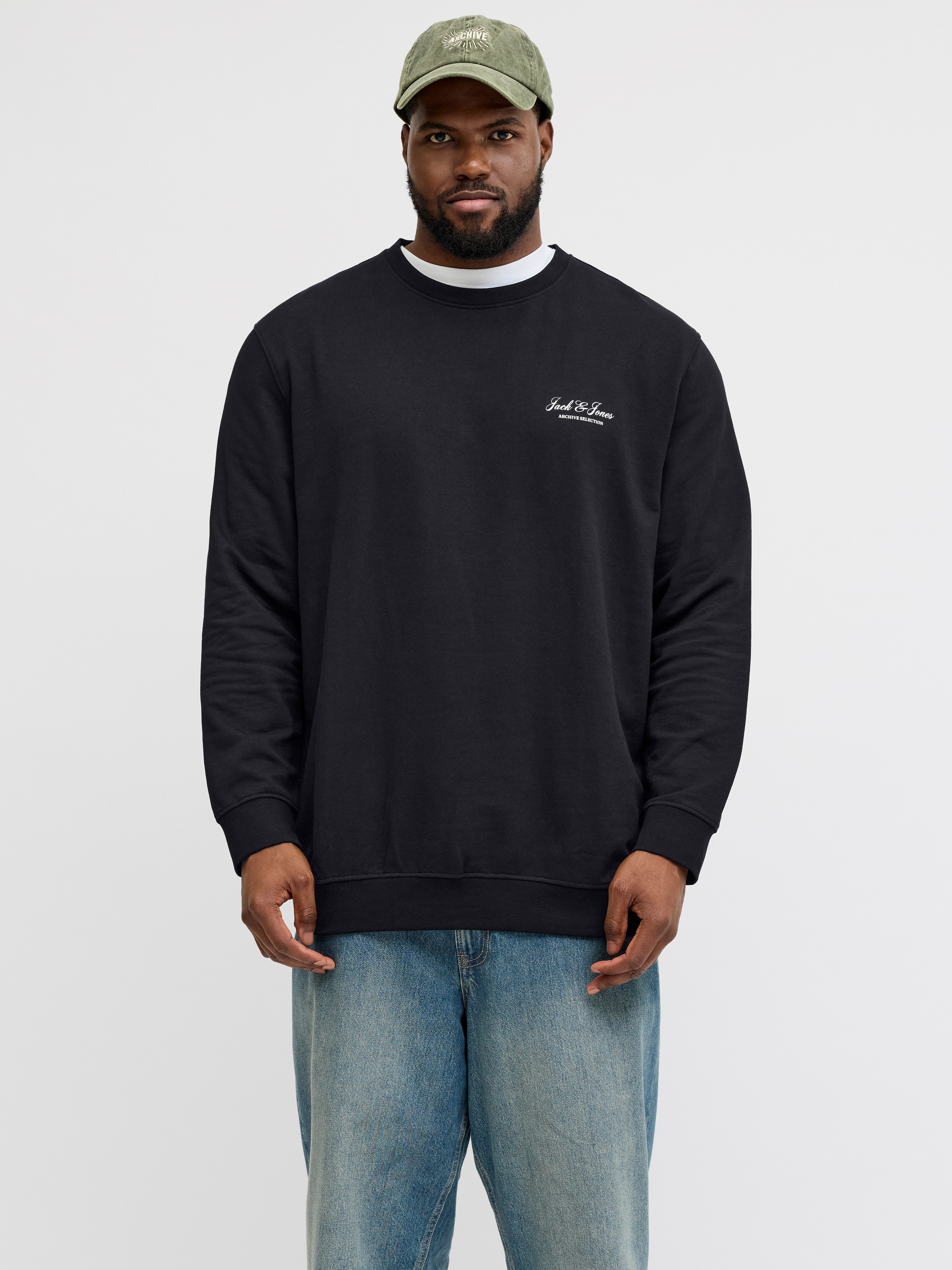 Jack & Jones PlusSize Sweatshirt JJEARCHIVE GRAPHIC SWEAT CN NOOS PLS mit L günstig online kaufen