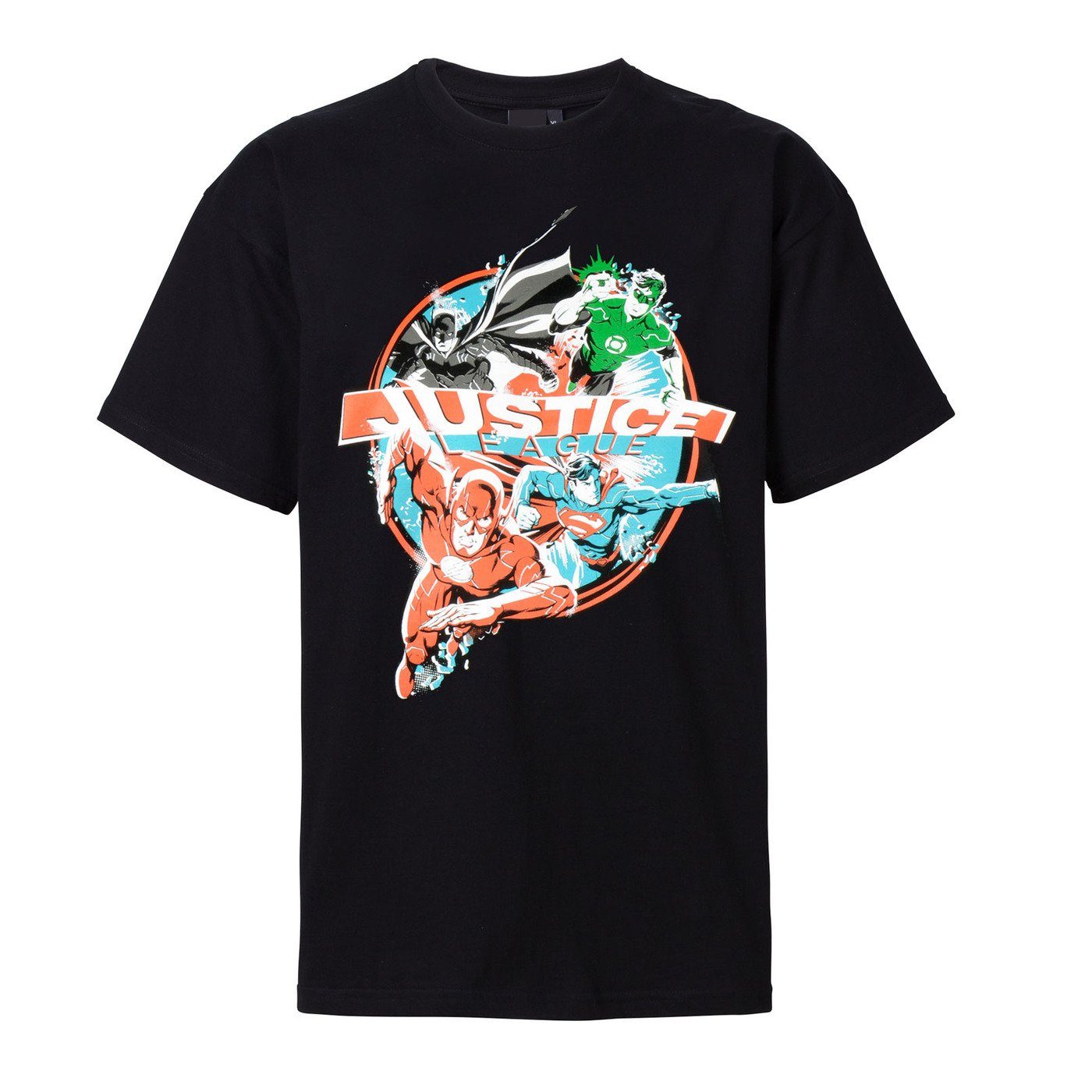 United Labels® T-Shirt DC Comics Schwarz Männer Justice für T-Shirt League