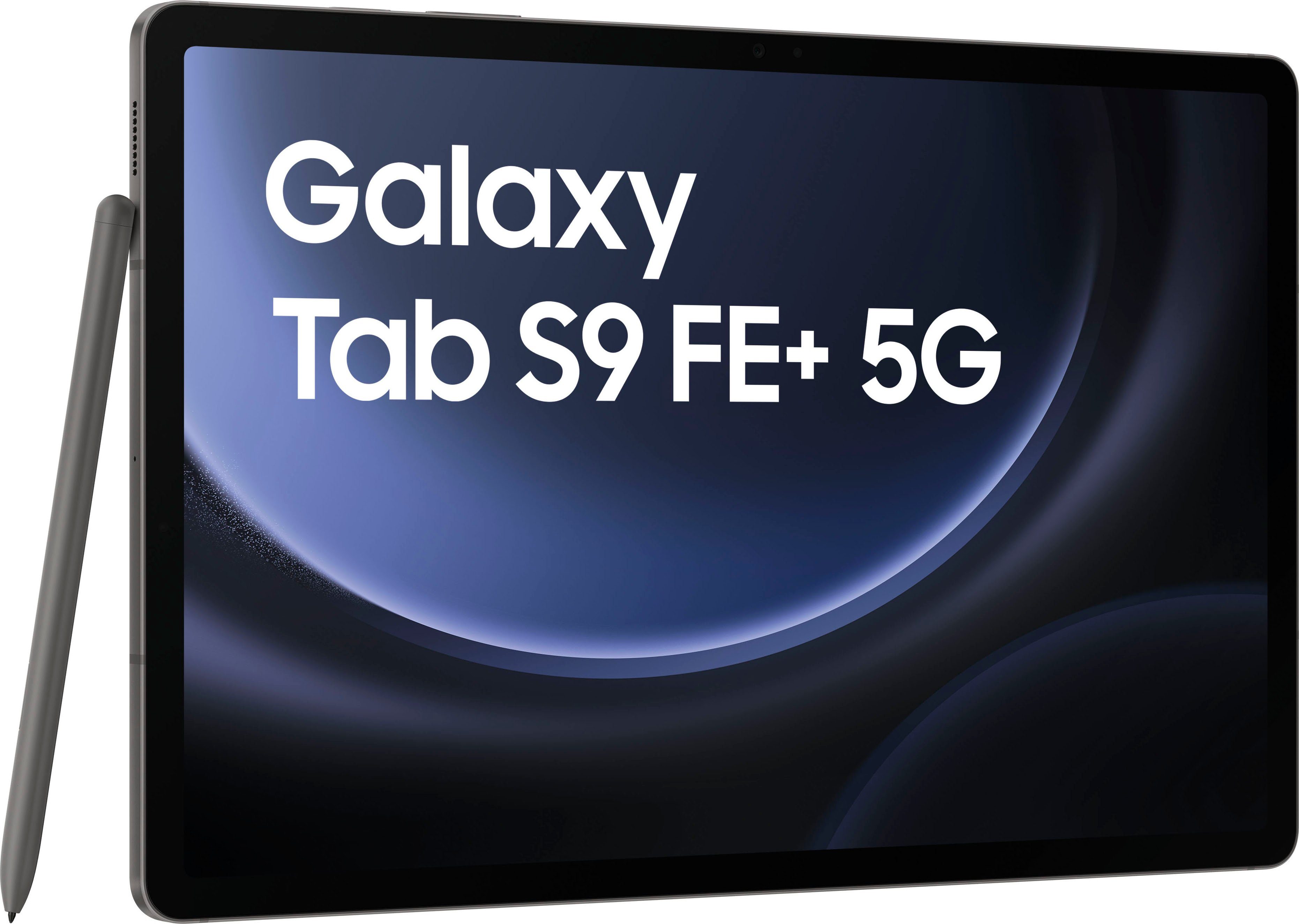 (12,4", S9 GB, Samsung Android,One UI,Knox, 128 FE+ grau Galaxy Tablet 5G) 5G Tab