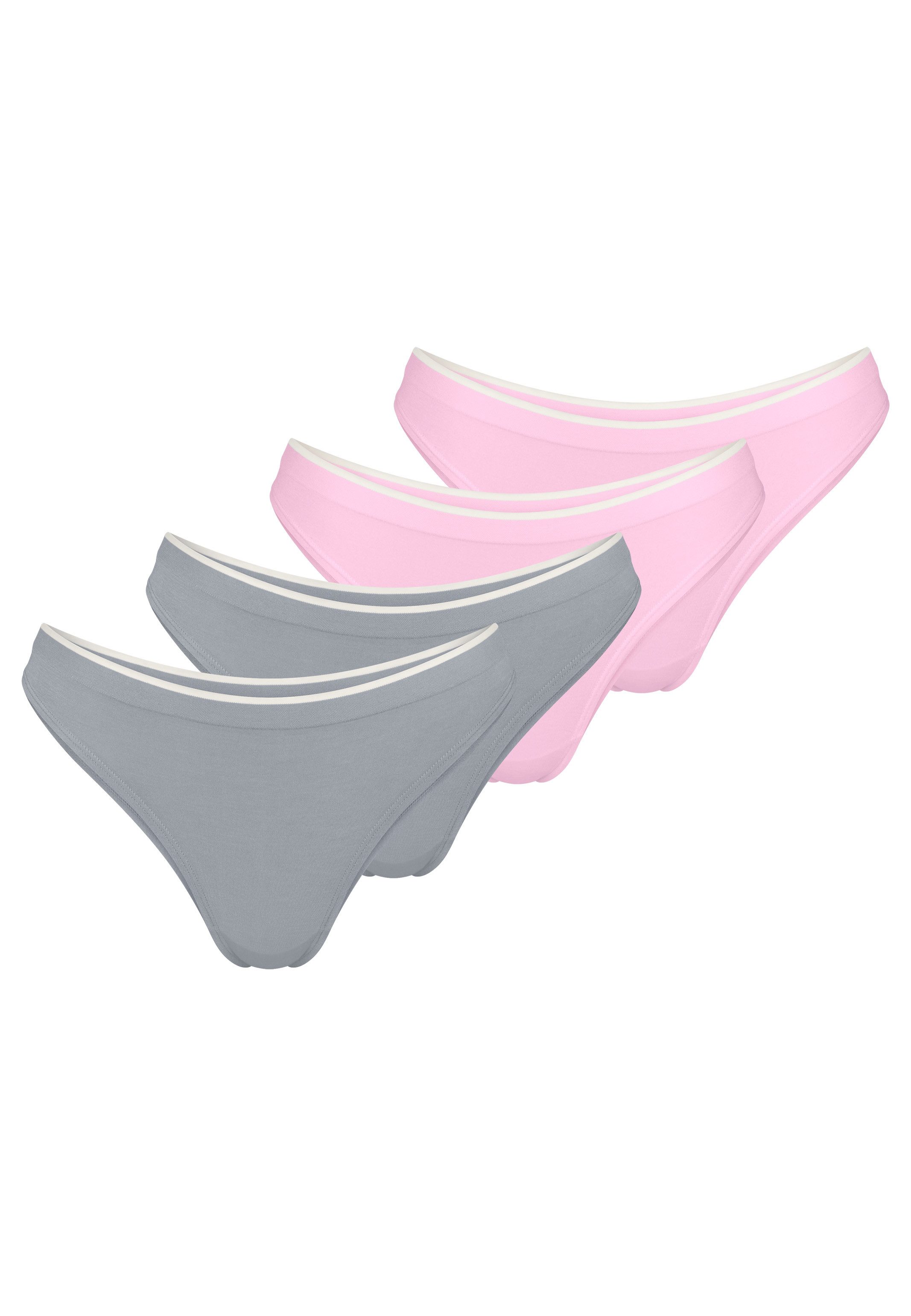 sloggi Tanga 4er Pack GO Sense (Spar-Set, 4-St) Tanga - Nahtlos - Tanga im modernen puristischen Design