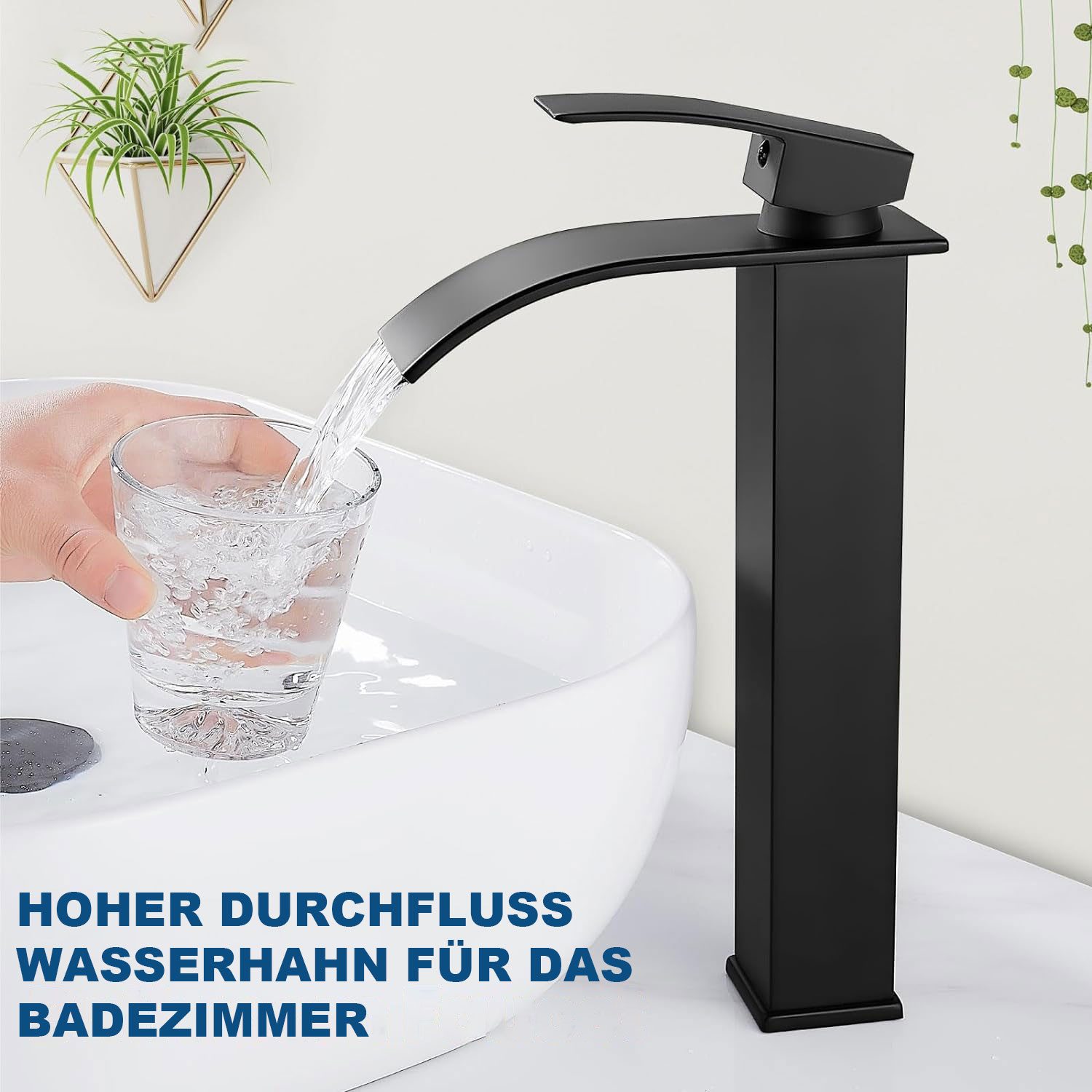 Refttenw Waschtischarmatur och Wasserfall Wasserhahn Waschbecken günstig online kaufen