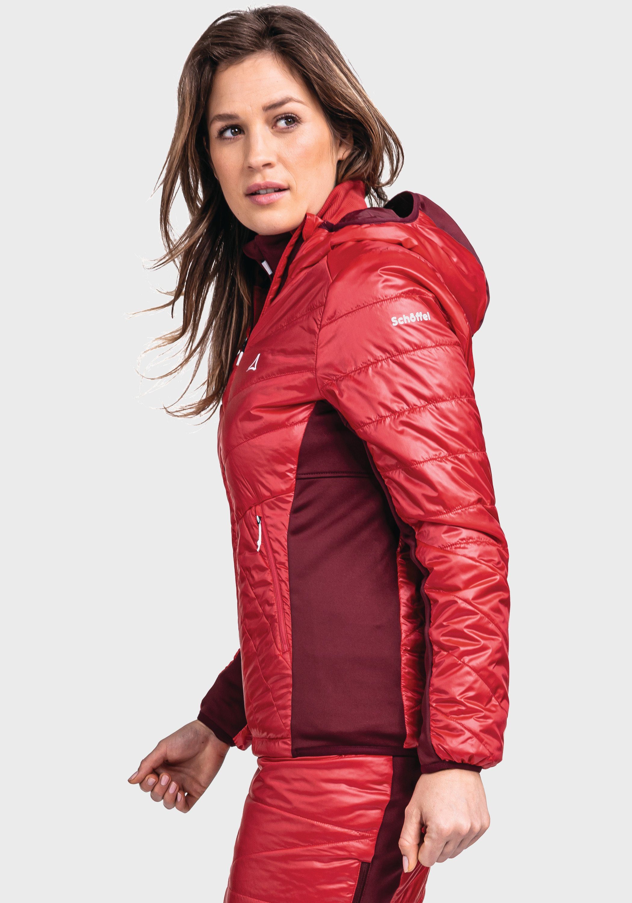 L Outdoorjacke Jacket Schöffel Hybrid Stams rot