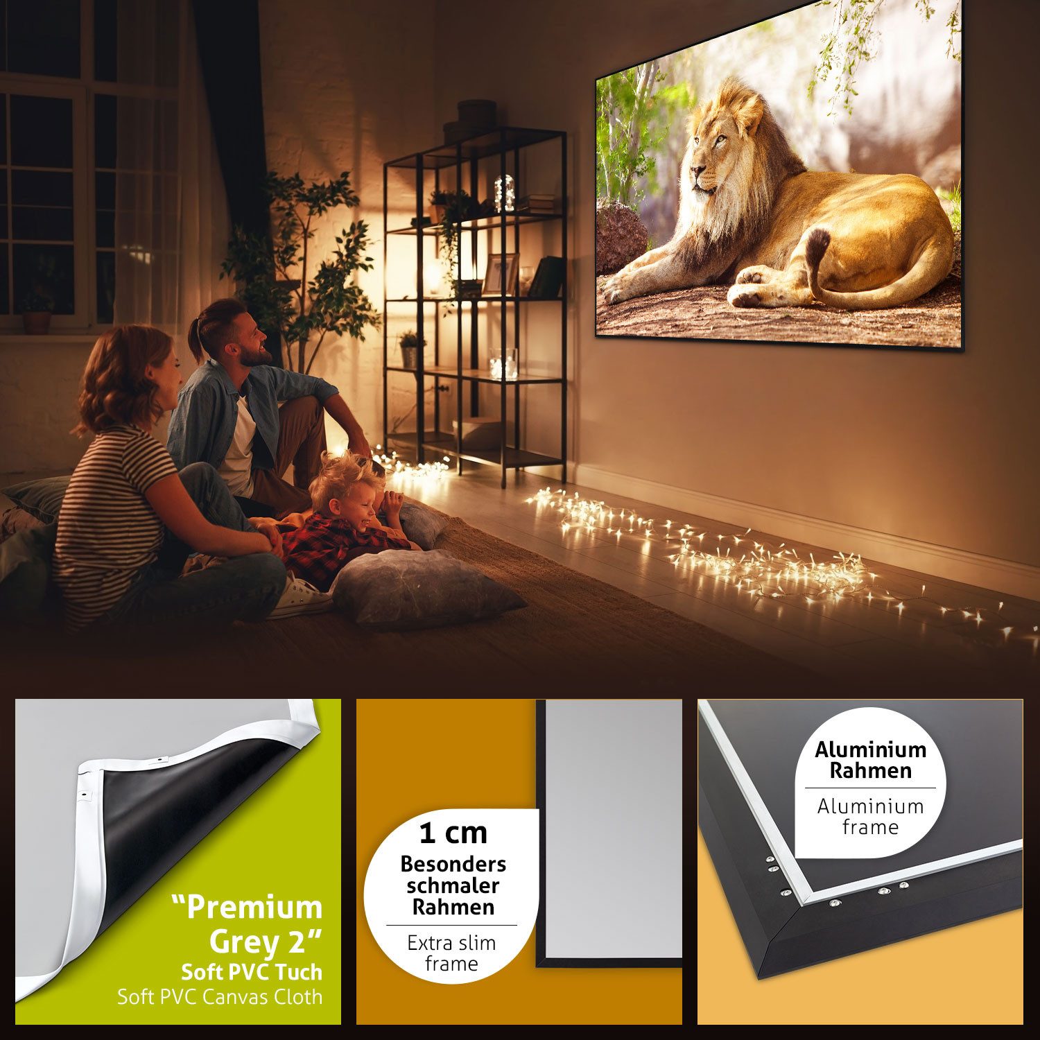 ESMART ESMART Germany UKD Rahmen Leinwand Rahmenleinwand (Expert UKD)