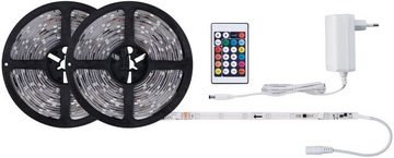 Paulmann LED-Streifen FN SimpLED Strip Set 10m Motion RGB, 17W, 230/12V, DC, Weiß Kunststoff