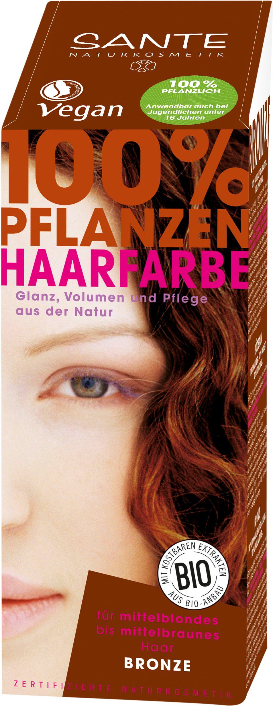 Haarfarbe SANTE Pflanzenhaarfarbe bronze