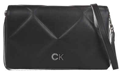 Calvin Klein Schultertasche RE-LOCK QUILT SHOULDER BAG, mit geometrischer Diamant-Polsterung